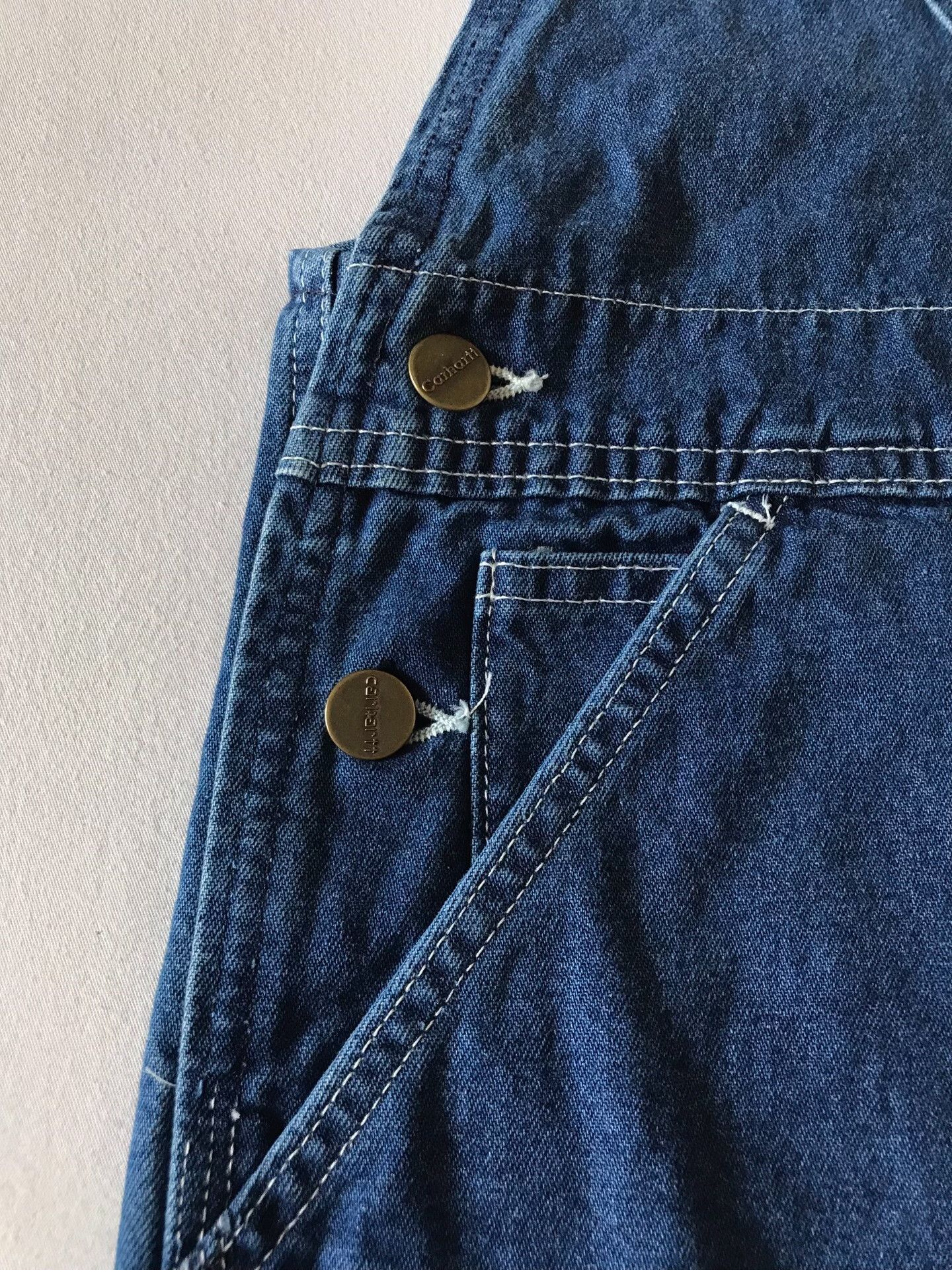 Carhartt Carhartt R07 W38L30 Denim Overalls Size US 38 / EU 54 - 7 Thumbnail