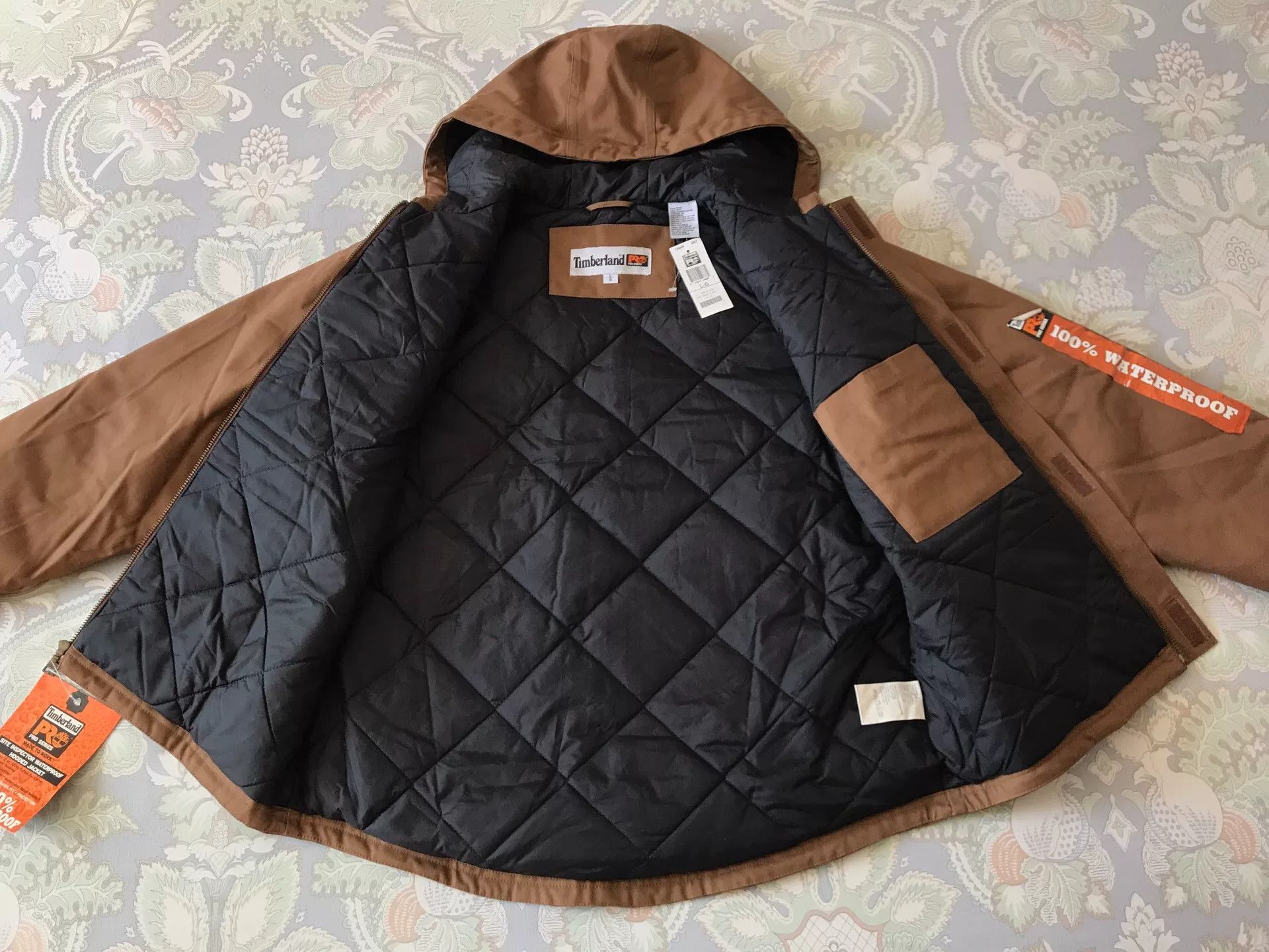 Timberland Timberland PRO Nylon Quilted Hooded Jacket Size US L / EU 52-54 / 3 - 3 Thumbnail