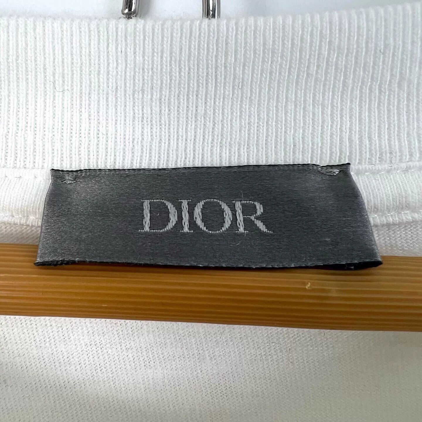 Dior Dior White Bluebell Back Print Logo Tee Size US XL / EU 56 / 4 - 4 Thumbnail