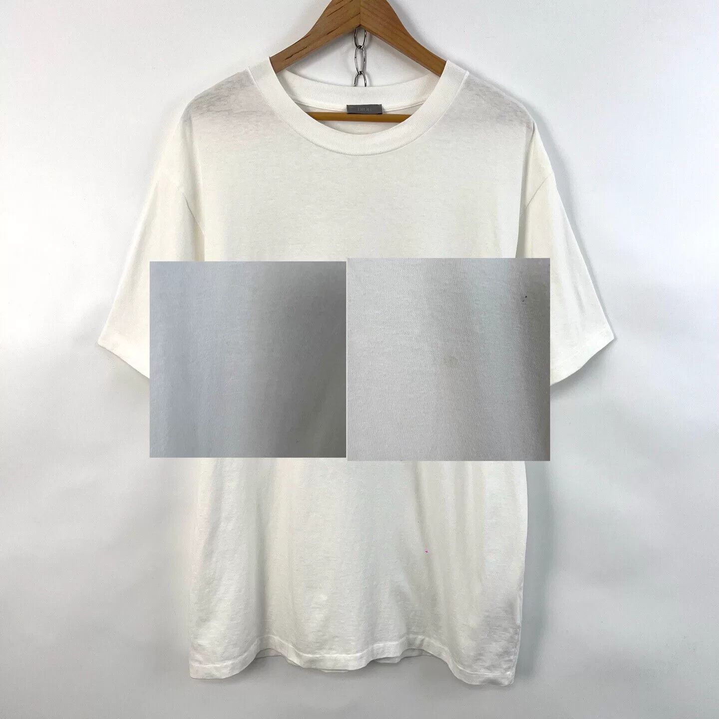 Dior Dior White Bluebell Back Print Logo Tee Size US XL / EU 56 / 4 - 7 Thumbnail