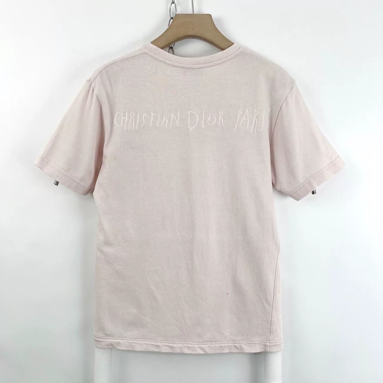 Dior Dior Pink Embroidered Logo Short-Sleeve Size XXS / US 00 / IT 34 - 2 Thumbnail