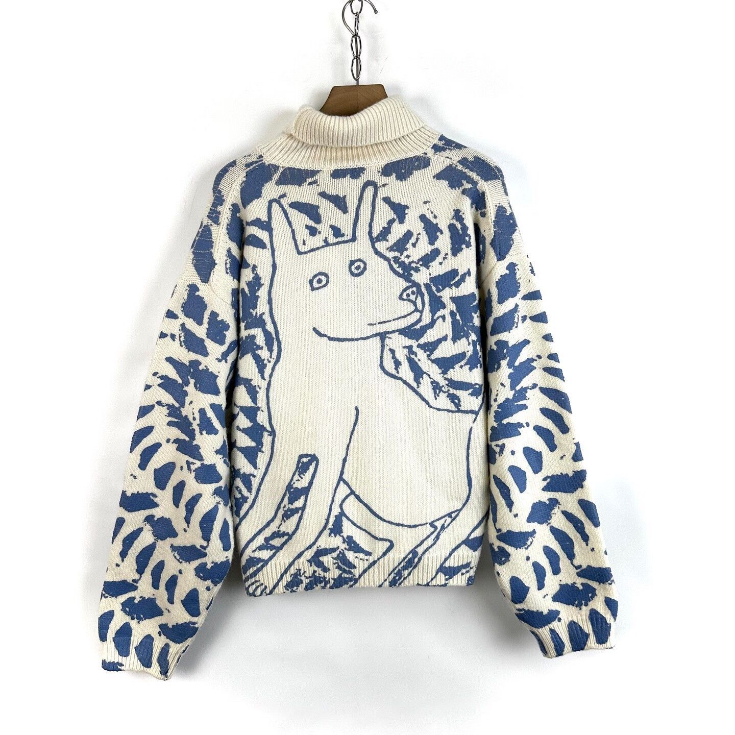 Dior Dior 25SS Unisex Puppy Print Turtleneck Sweater Size US XXL / EU 58 / 5 - 2 Thumbnail