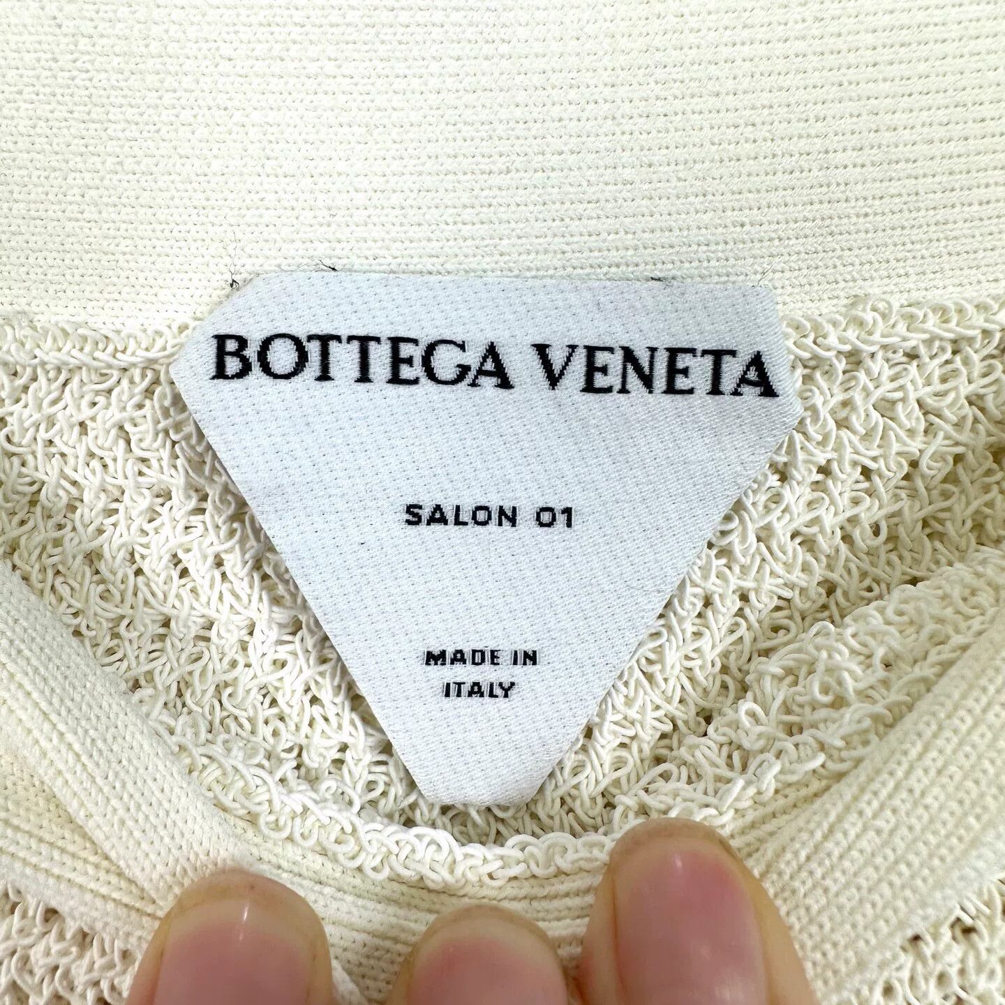 Bottega Veneta Bottega Venetta Beige Knit Pencil Skirt XS Size 34" / US 12 / IT 48 - 4 Thumbnail