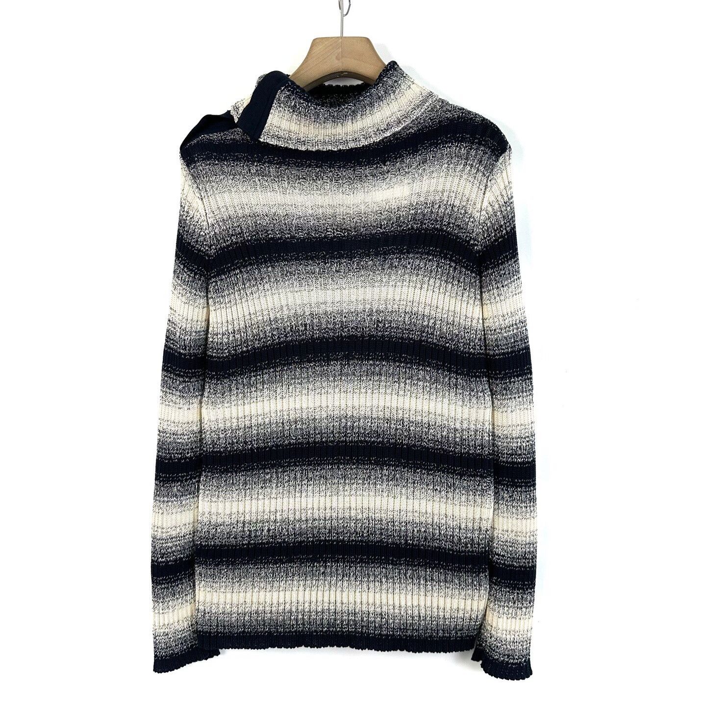 Dior Dior Colorblock Stripe Turtleneck Sweater Size S / US 4 / IT 40 - 2 Thumbnail