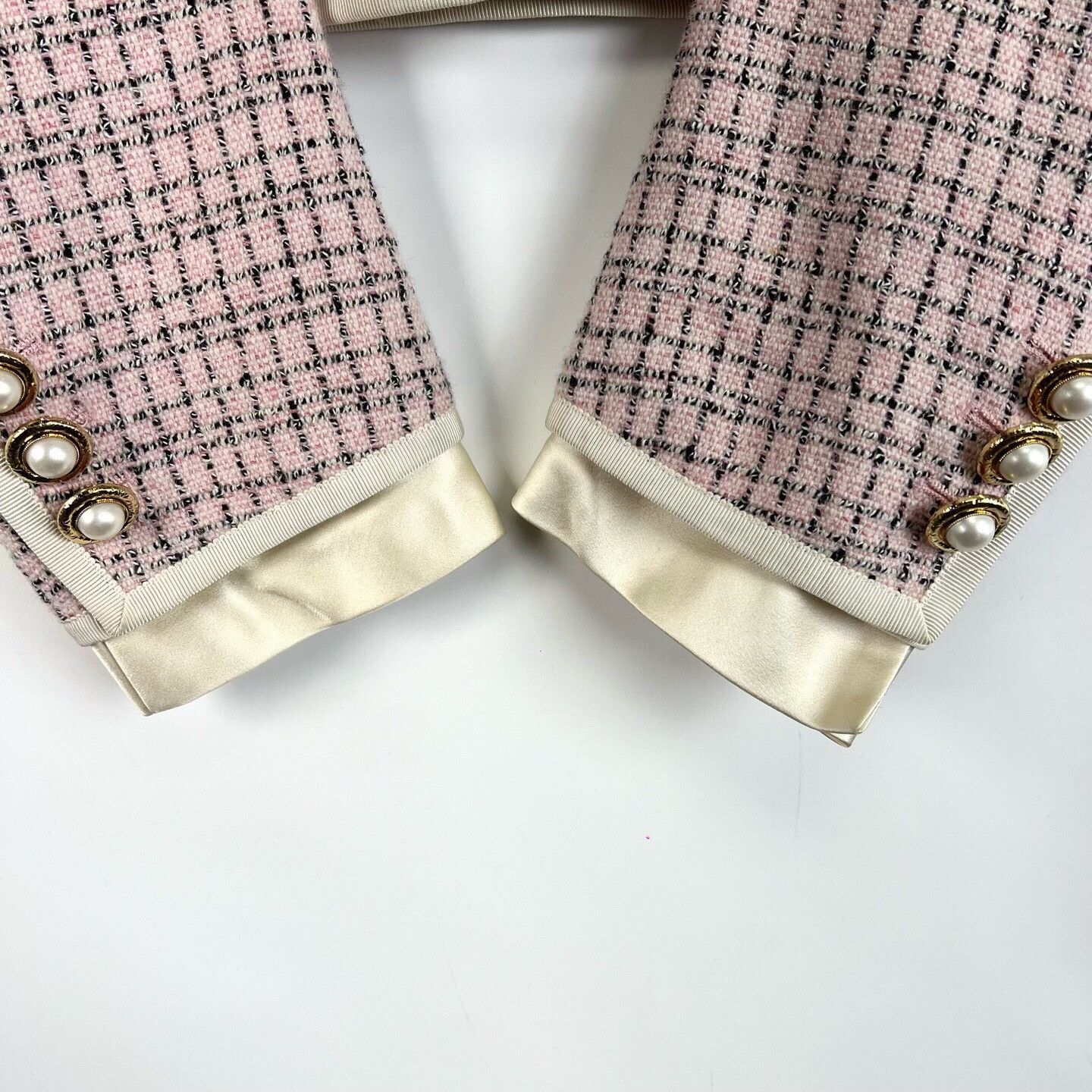 Miu Miu Miumiu Pink Plaid Short Coat Size S / US 4 / IT 40 - 4 Thumbnail