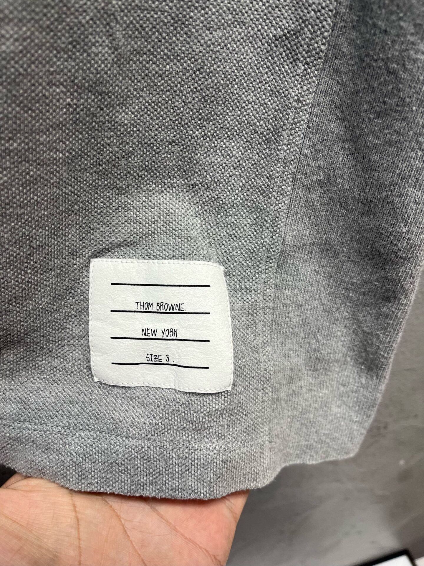 Thom Browne Thom Browne Classic Four-Bar Short-Sleeve Size US L / EU 52-54 / 3 - 3 Thumbnail