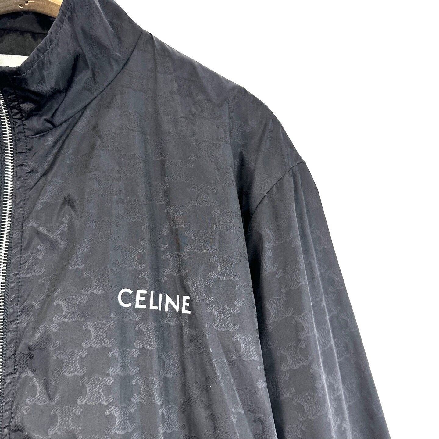 Celine Celine Men's Nylon Logo Sports Jacket Size US L / EU 52-54 / 3 - 5 Thumbnail