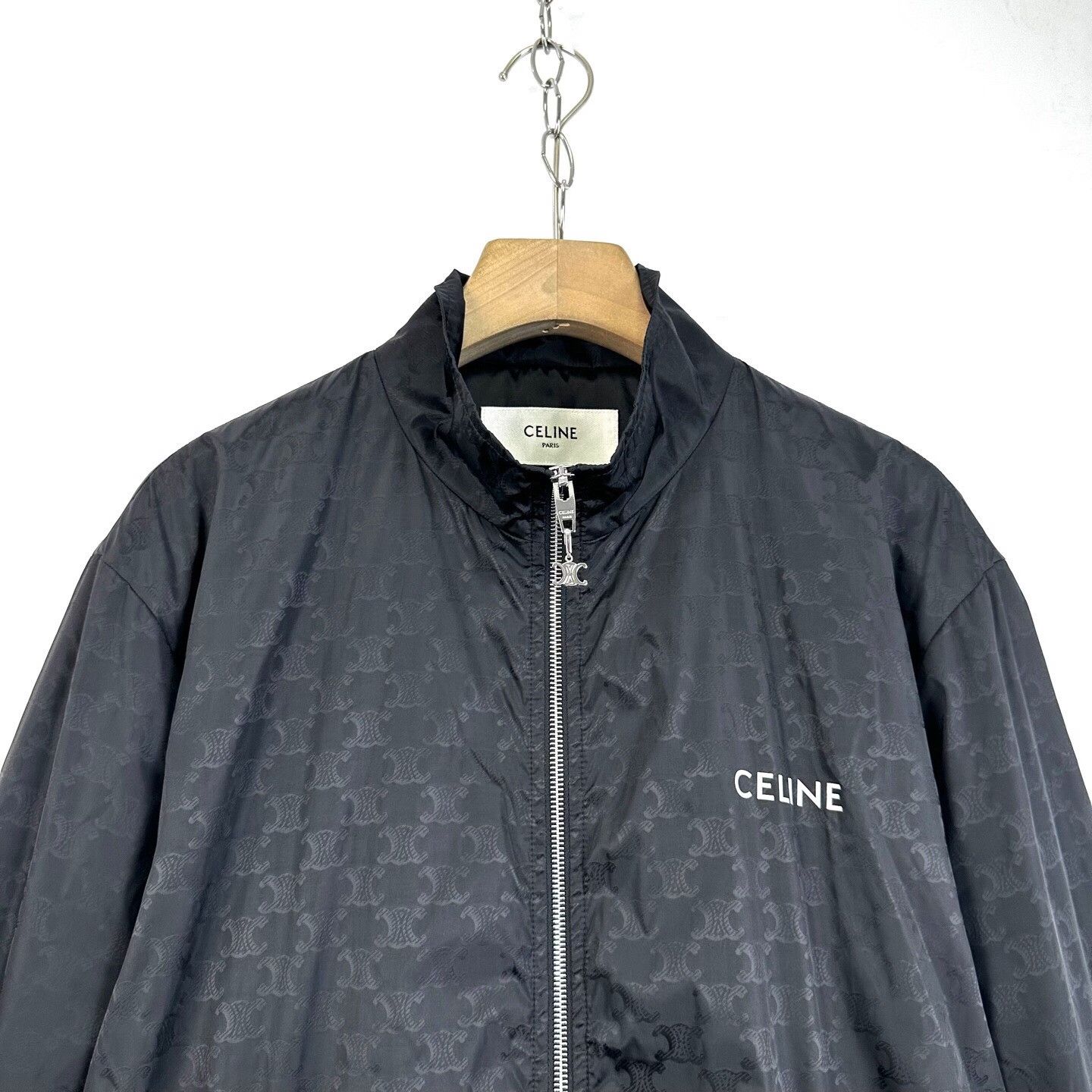 Celine Celine Men's Nylon Logo Sports Jacket Size US L / EU 52-54 / 3 - 3 Thumbnail