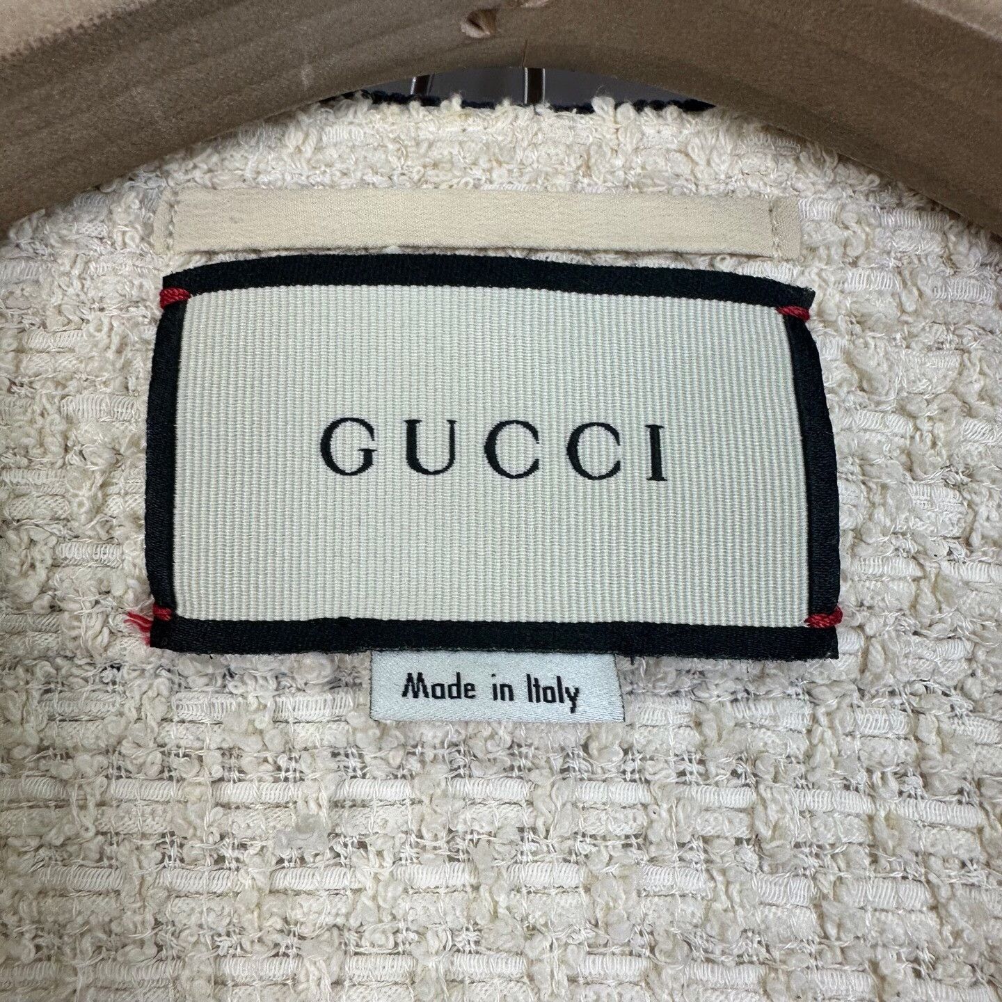 Gucci Gucci Color-Blocked Pearl Button Tweed Cardigan Size S / US 4 / IT 40 - 4 Thumbnail