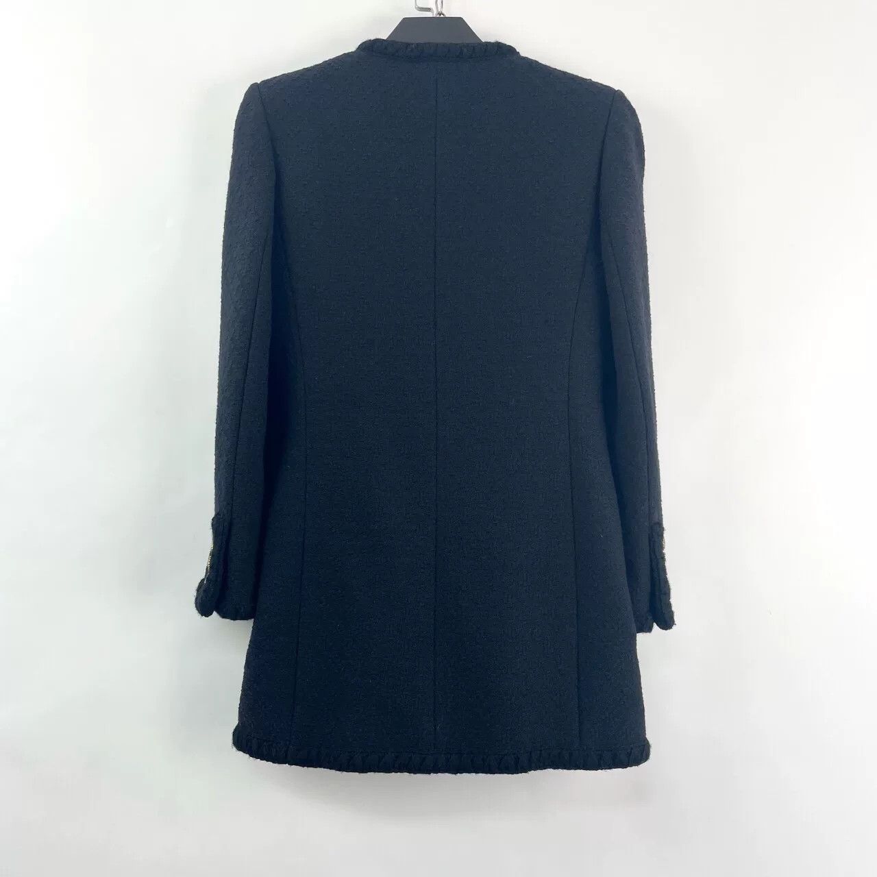 Saint Laurent Paris Saint Laurent Black Tweed Jacket Size S / US 4 / IT 40 - 2 Thumbnail