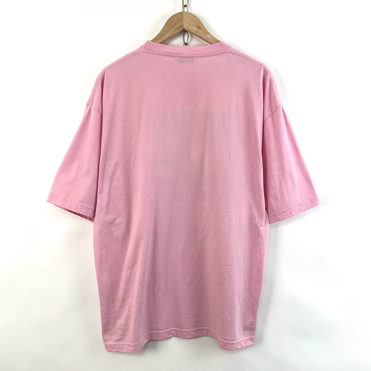 Balenciaga Balenciaga Pink Seven-Language Short-Sleeve T-Shirt Size S / US 4 / IT 40 - 2 Thumbnail