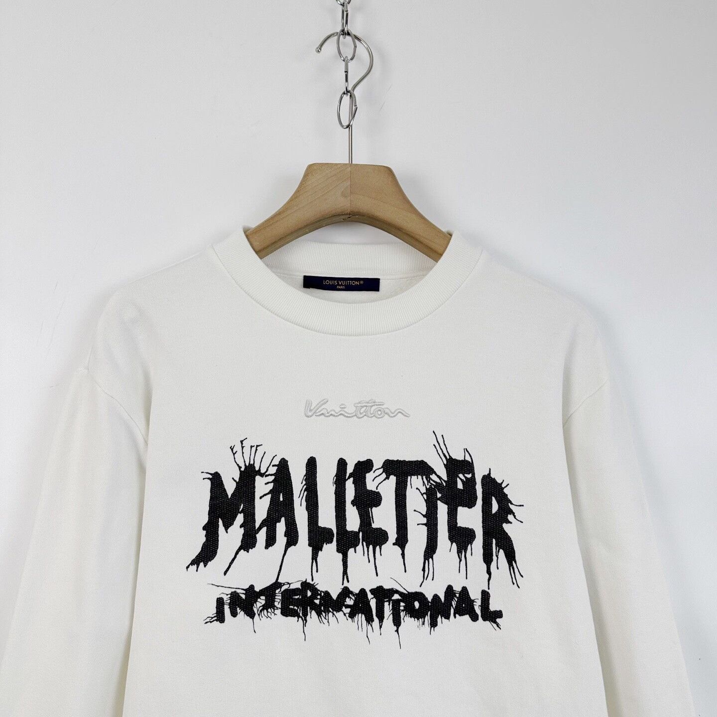 Louis Vuitton Louis Vuitton Ink Letter Graffiti Crewneck Sweatshirt Size US M / EU 48-50 / 2 - 3 Thumbnail
