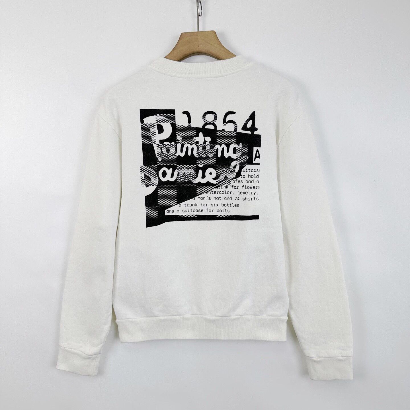 Louis Vuitton Louis Vuitton Ink Letter Graffiti Crewneck Sweatshirt Size US M / EU 48-50 / 2 - 2 Thumbnail