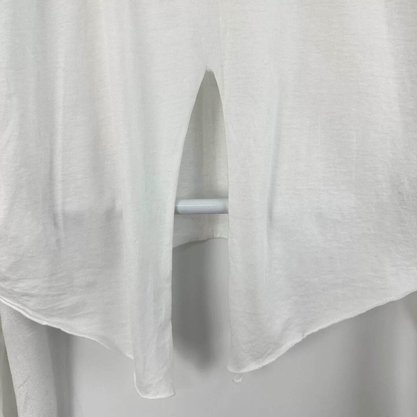 Miu Miu Miu Miu White Print Tie Long-Sleeve T-Shirt Size S / US 4 / IT 40 - 6 Thumbnail