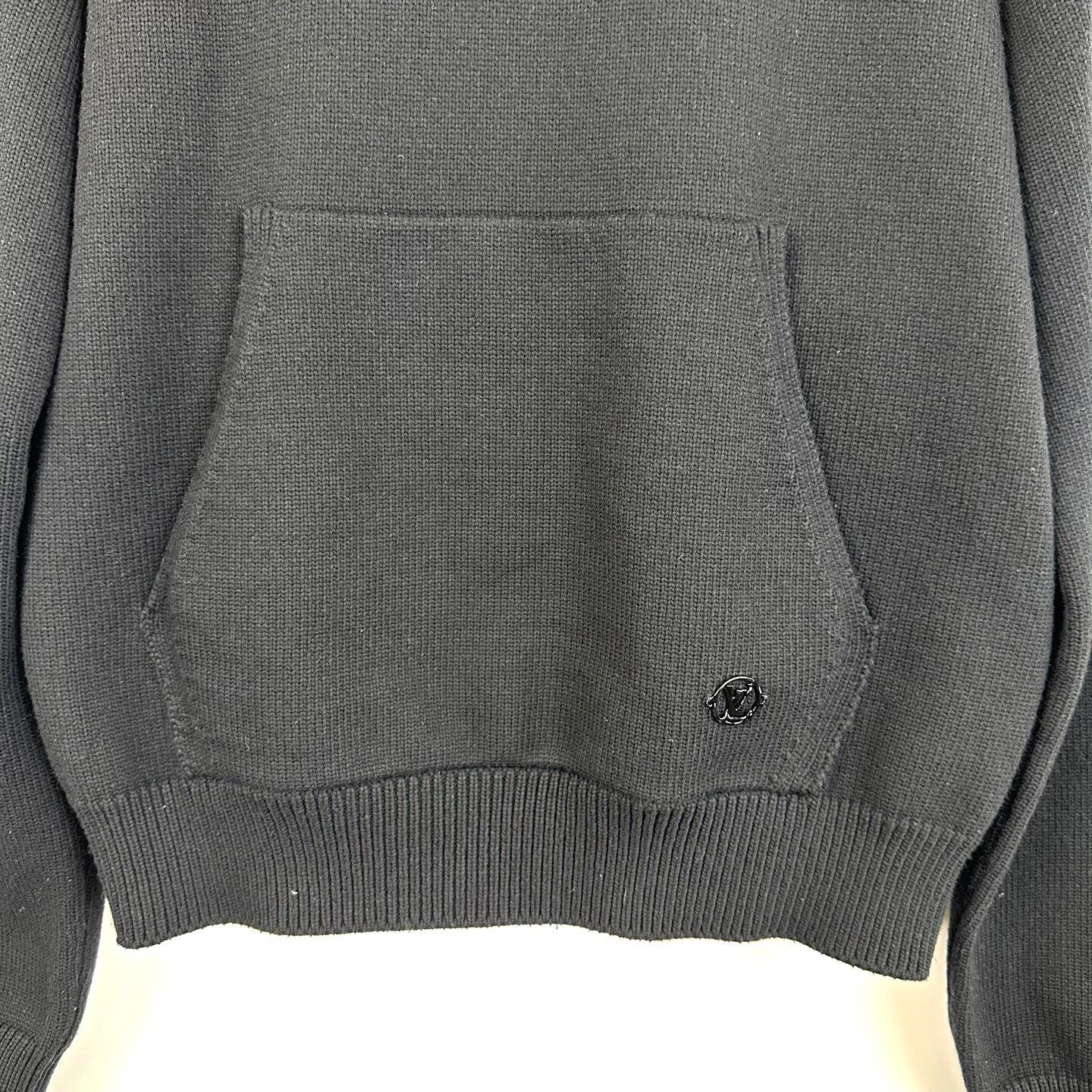 Louis Vuitton Louis Vuitton Black Polo Collar Wool Sweater Size US M / EU 48-50 / 2 - 7 Thumbnail