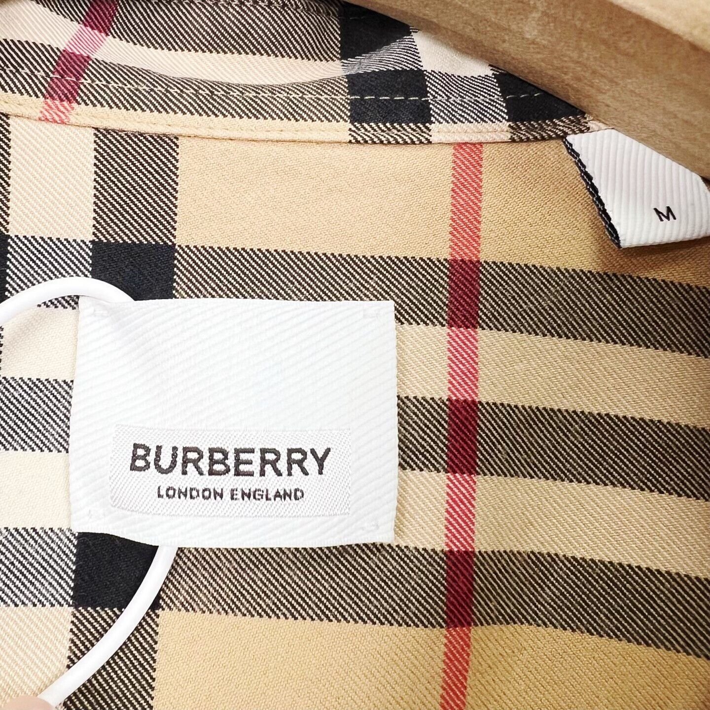 Burberry Burberry Beige Check Long-Sleeve Shirt Size US M / EU 48-50 / 2 - 6 Thumbnail