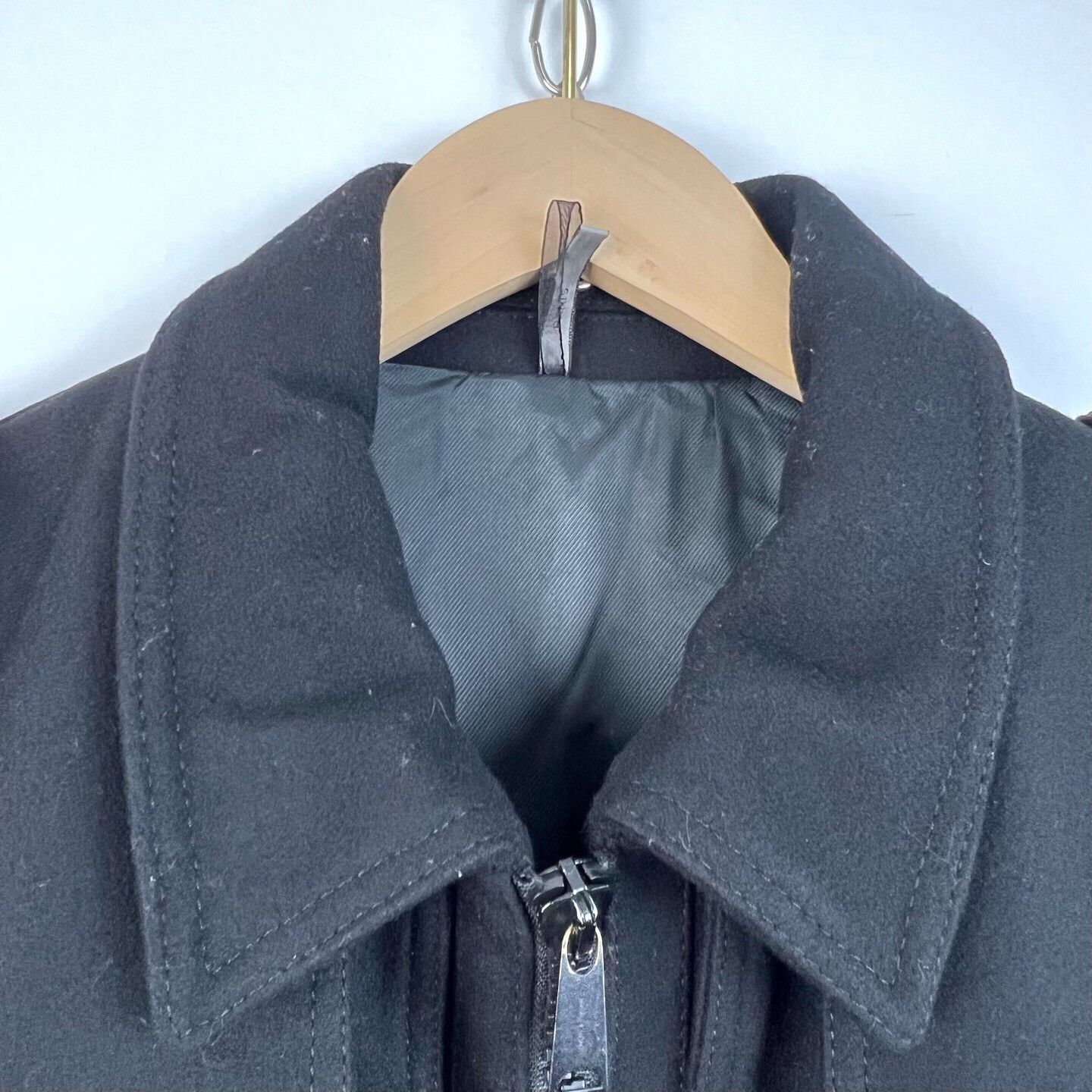 Dior Dior Classic Black Wool Epaulet Aviator Jacket Size US L / EU 52-54 / 3 - 3 Thumbnail