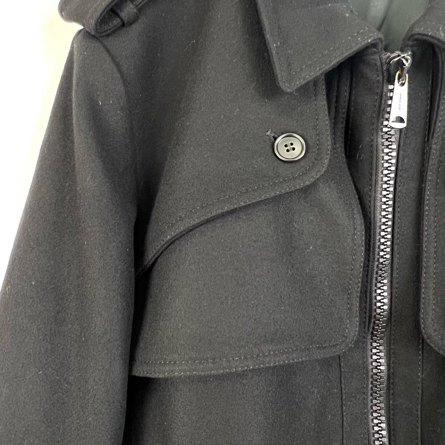Dior Dior Classic Black Wool Epaulet Aviator Jacket Size US L / EU 52-54 / 3 - 6 Thumbnail