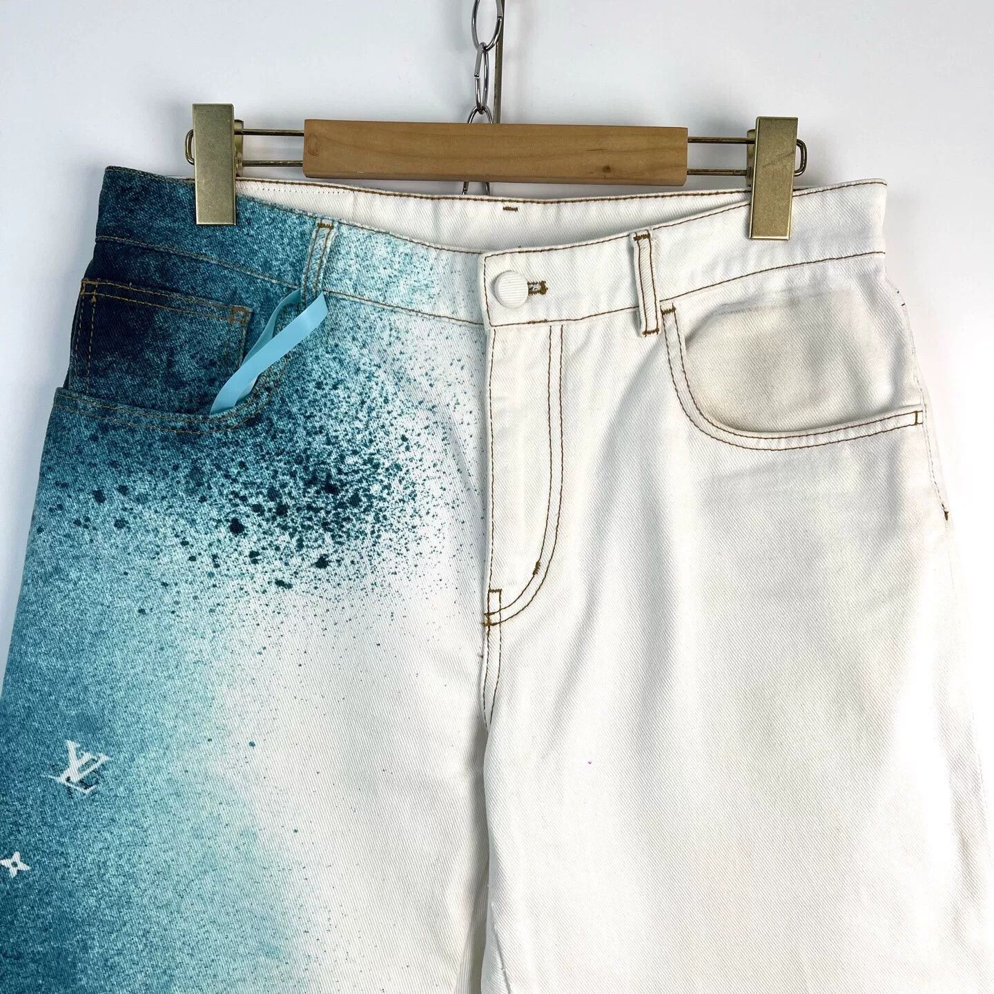 Louis Vuitton Louis Vuitton Splatter Gradient Jeans Size US 30 / EU 46 - 3 Thumbnail