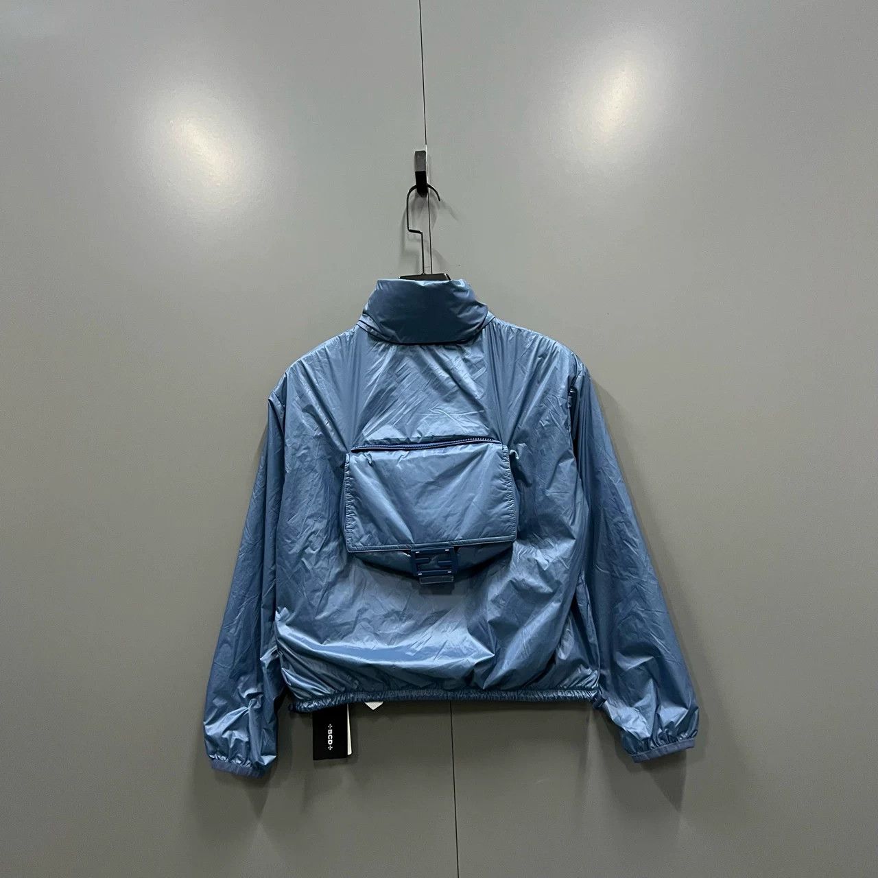 Fendi FENDI Blue Logo Print Coat Size M / US 6-8 / IT 42-44 - 2 Thumbnail