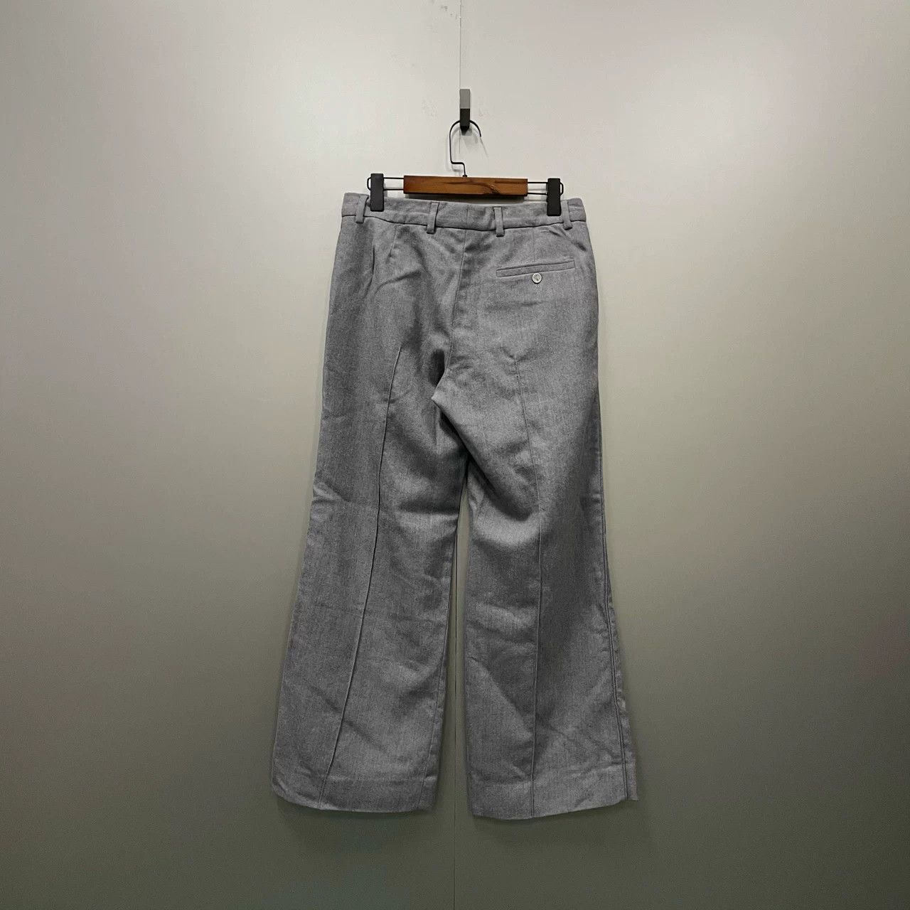 Louis Vuitton Louis Vuitton Gray Striped Wide-Leg Trousers Size 38" / US 16 / IT 52 - 2 Thumbnail