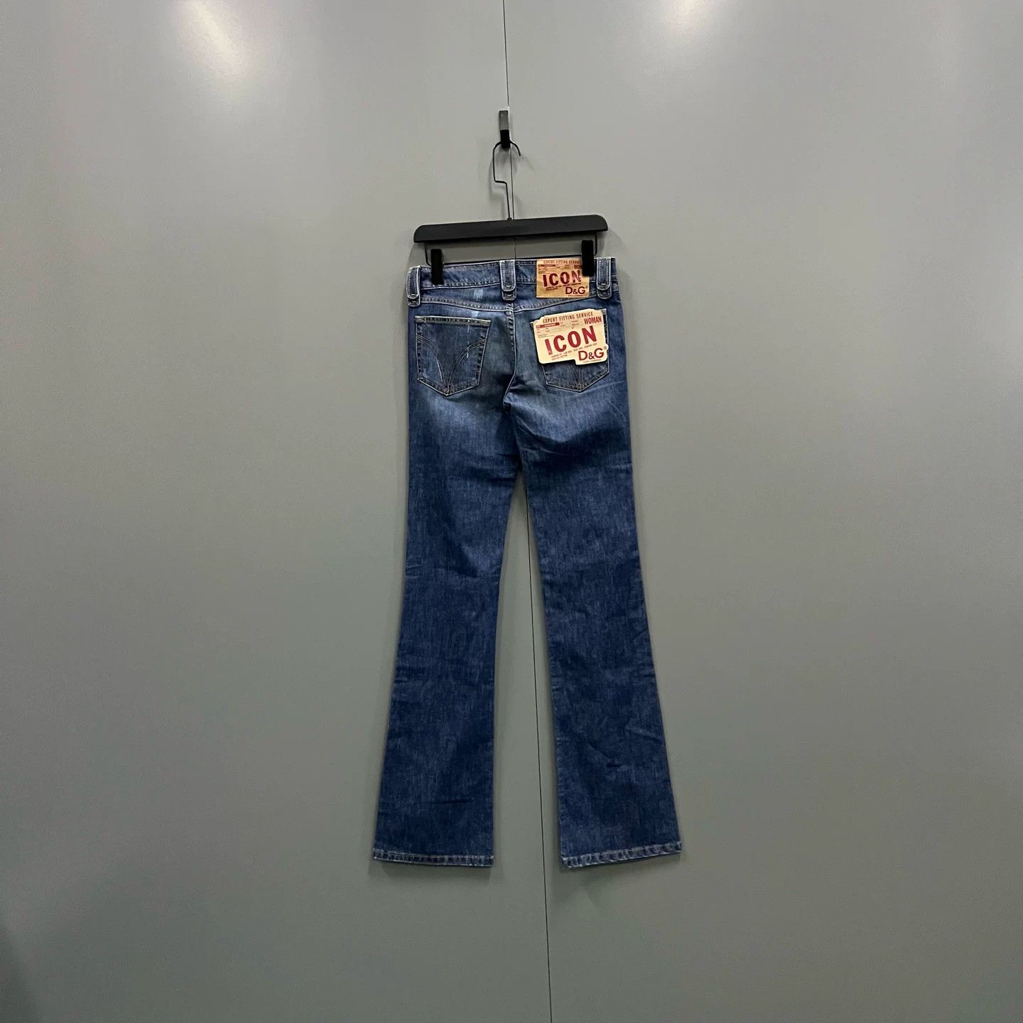 Dolce & Gabbana Dolce Gabbana Blue Denim Flared Jeans 25 Size 25" / US 0 / IT 36 - 2 Thumbnail