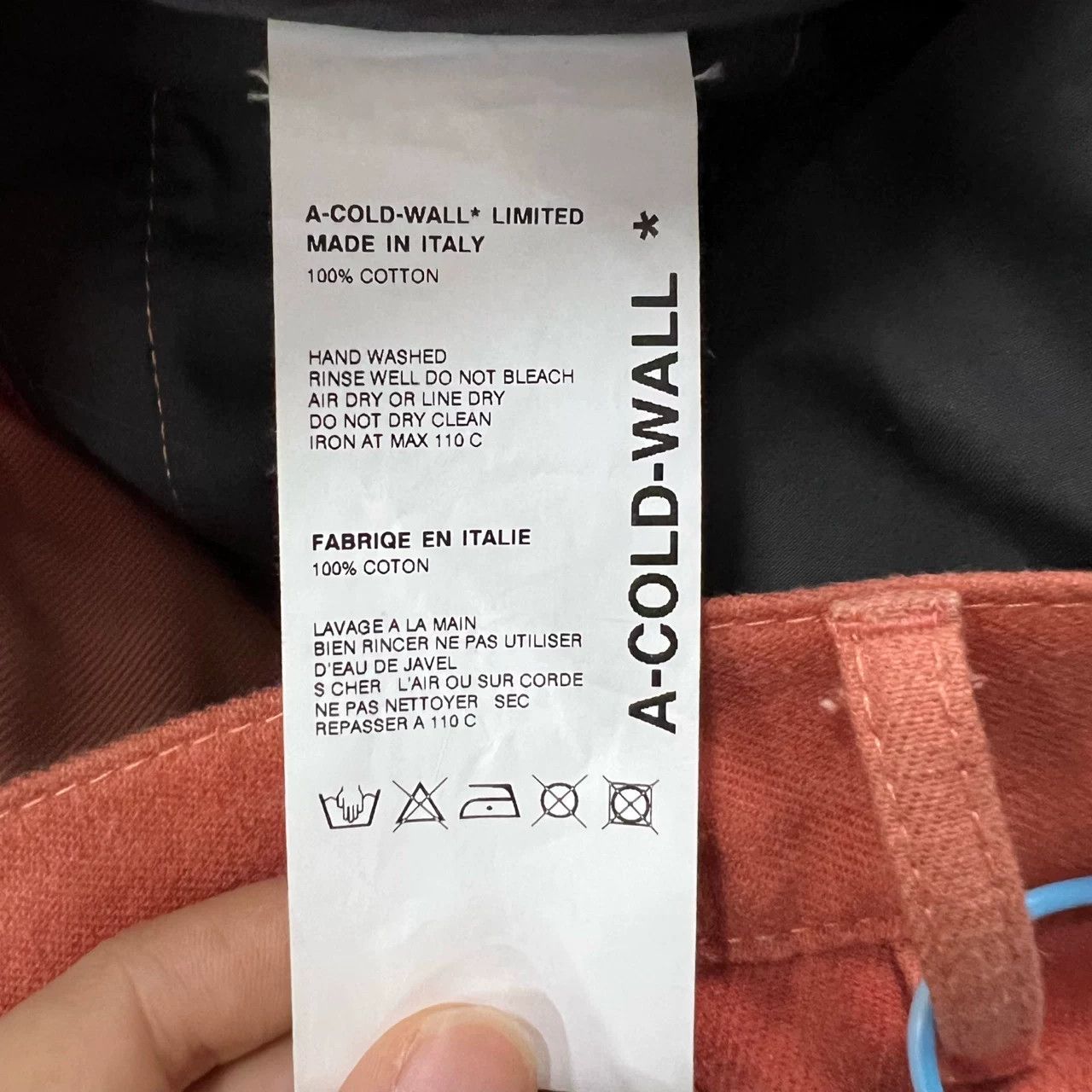 A-COLD-WALL* A-COLD-WALL ACW Red Cargo Pants Size US 30 / EU 46 - 4 Thumbnail