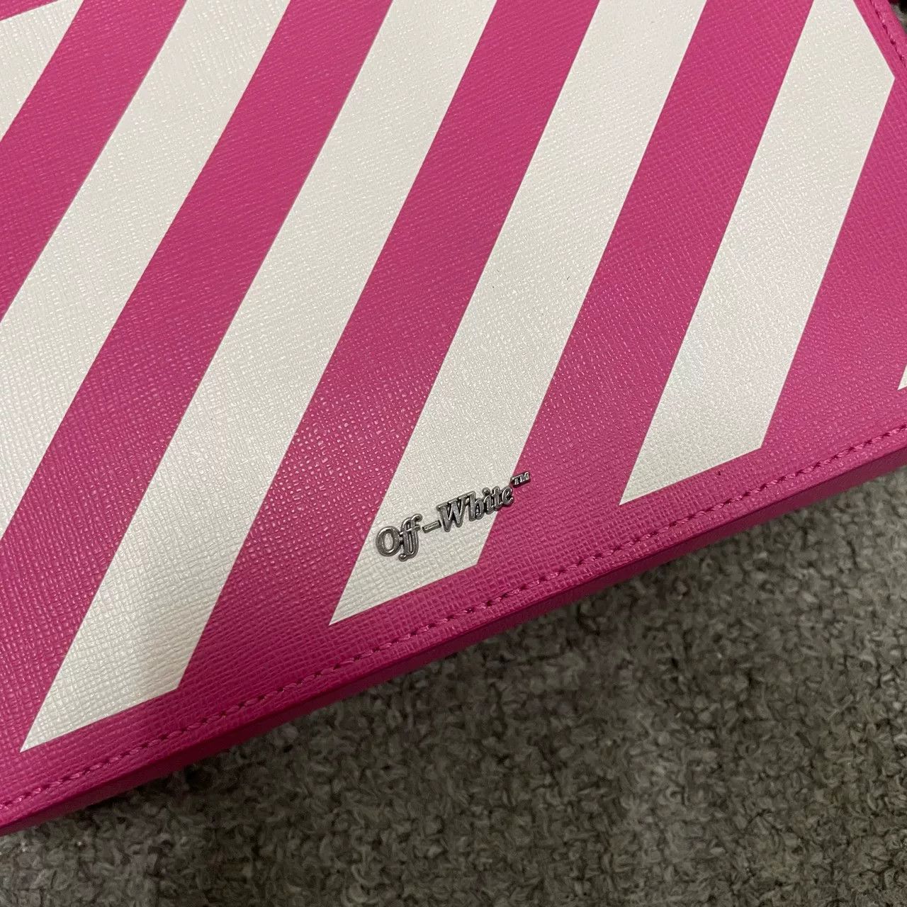 Off-White Off-White Pink Caution Tape Shoulder Bag Size ONE SIZE - 3 Thumbnail