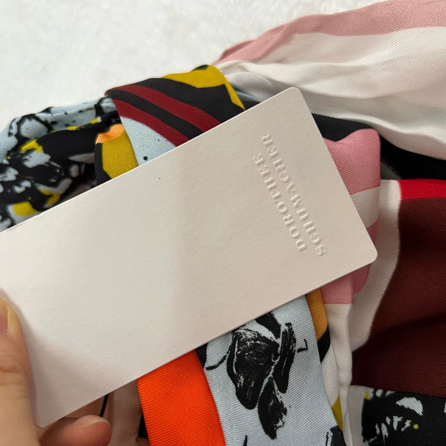 DOROTHEE SCHUMACHER DOROTHEE SCHUMACHER Colorblock Print Skirt Size 38" / US 16 / IT 52 - 5 Thumbnail