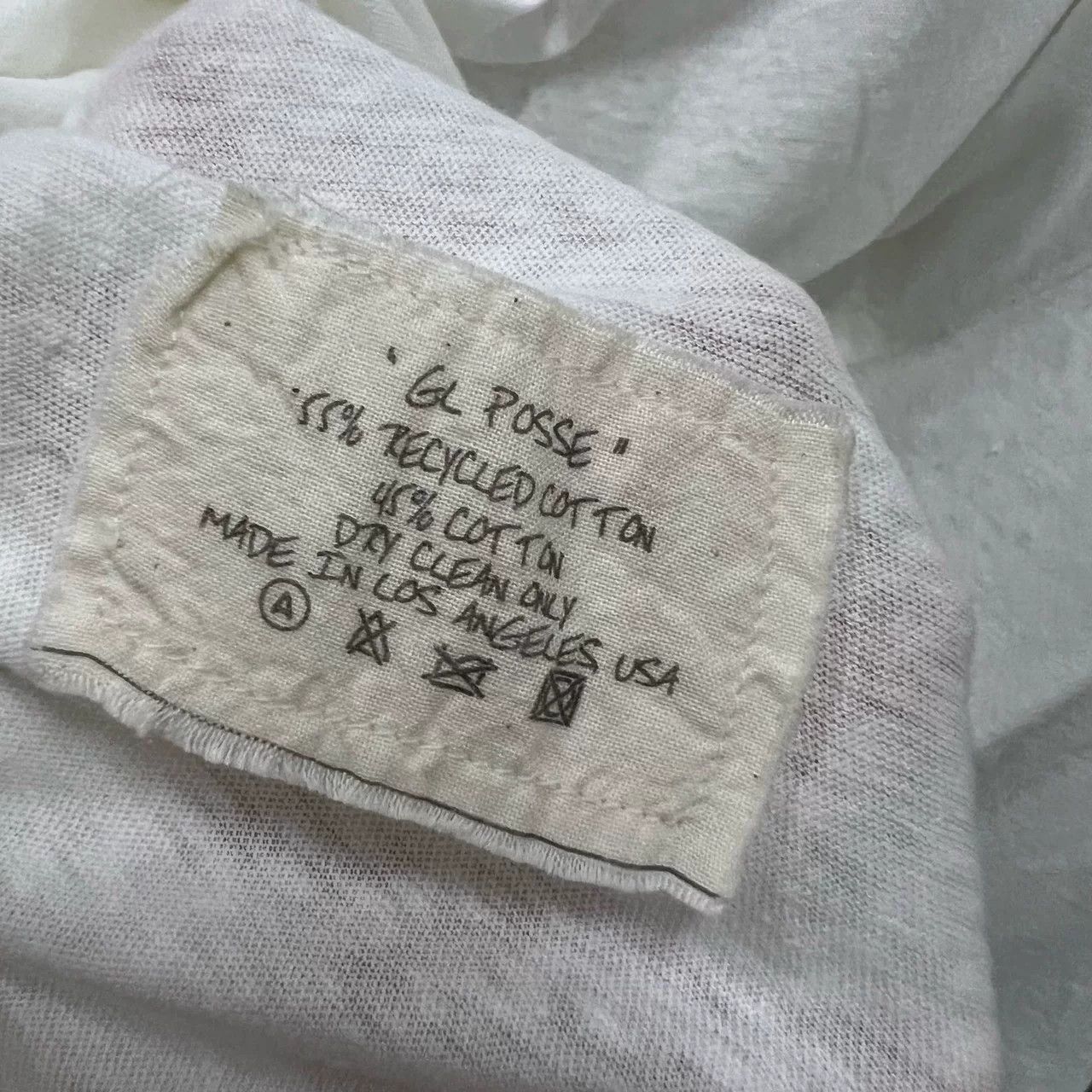Greg Lauren GREG LAUREN White Distressed Graphic Tee Size US M / EU 48-50 / 2 - 3 Thumbnail