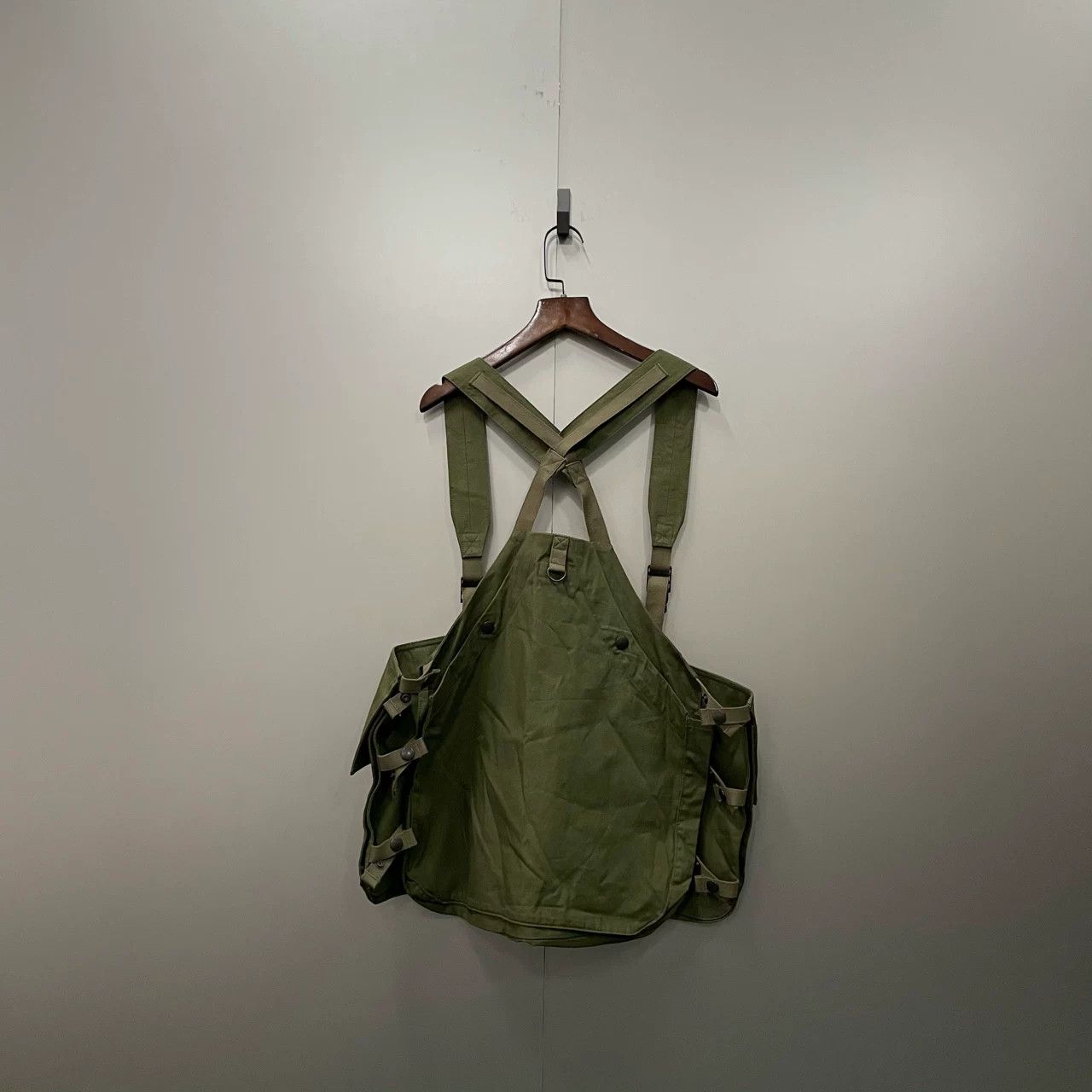 NEXUSVII NEXUSVII Olive Green Suspender Vest Size US XL / EU 56 / 4 - 2 Thumbnail