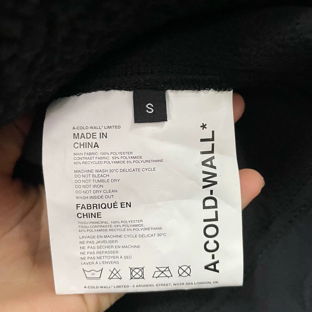 A-COLD-WALL* A-COLD-WALL ACW Black Diagonal Zip Sherpa Jacket Size US M / EU 48-50 / 2 - 4 Thumbnail