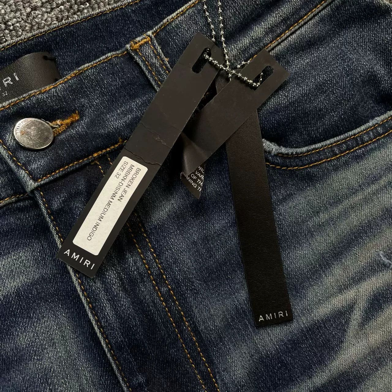 Amiri AMIRI Washed Distressed Denim Jeans Size US 32 / EU 48 - 5 Thumbnail