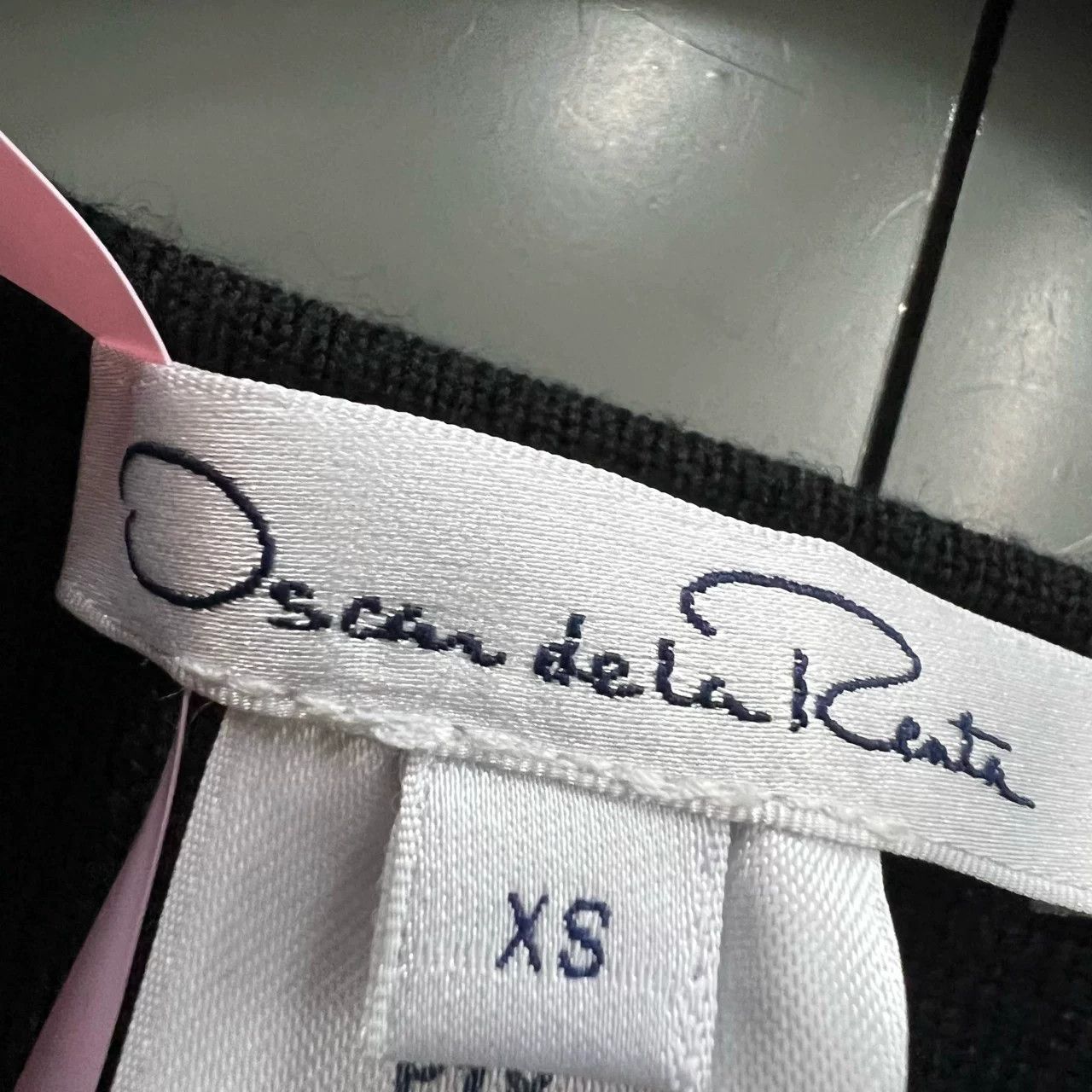 Oscar De La Renta Oscar de la Renta Black Mesh Panel Top XS Size XS / US 0-2 / IT 36-38 - 4 Thumbnail