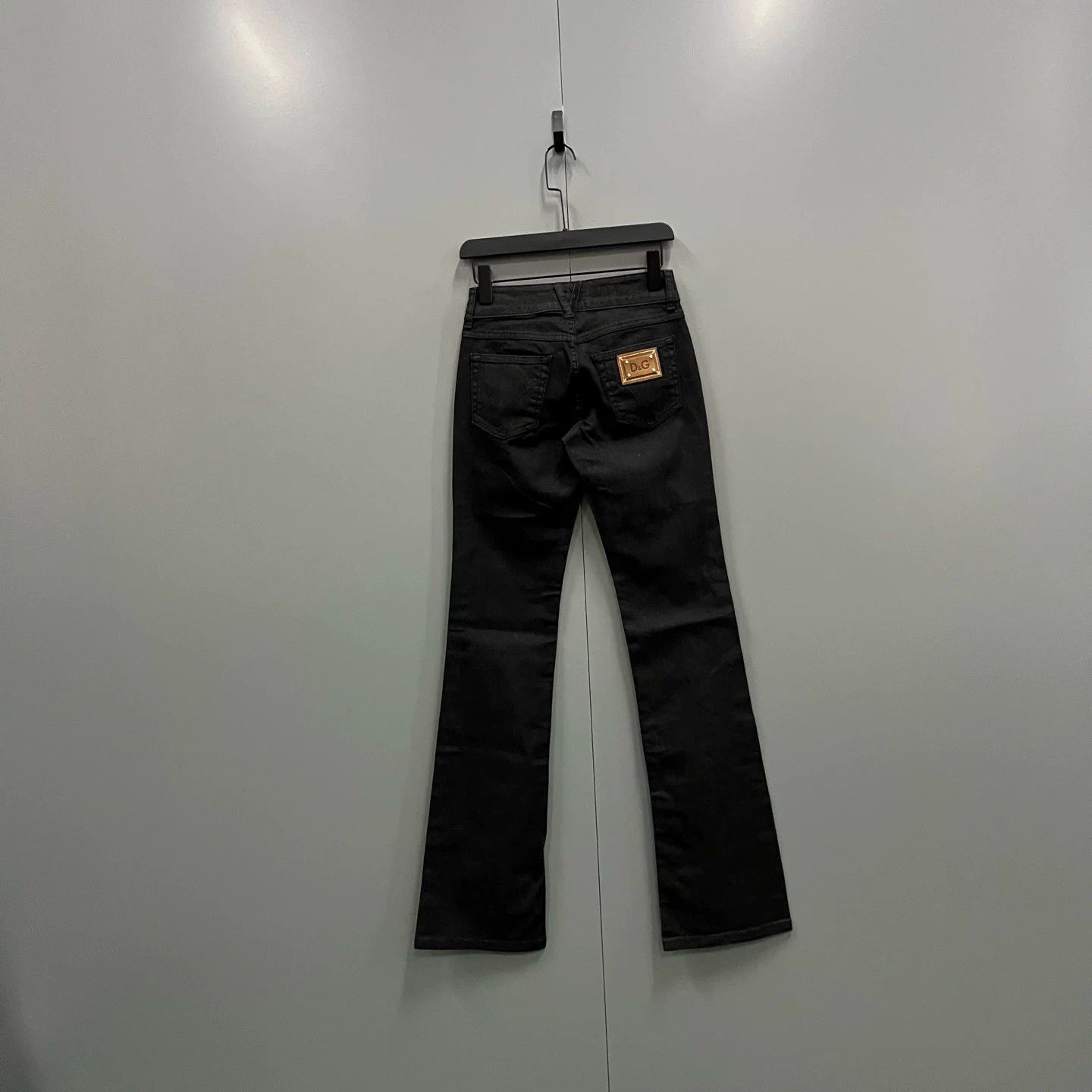 Dolce & Gabbana Dolce Gabbana Black Denim Flare Jeans 25 Size 25" / US 0 / IT 36 - 2 Thumbnail