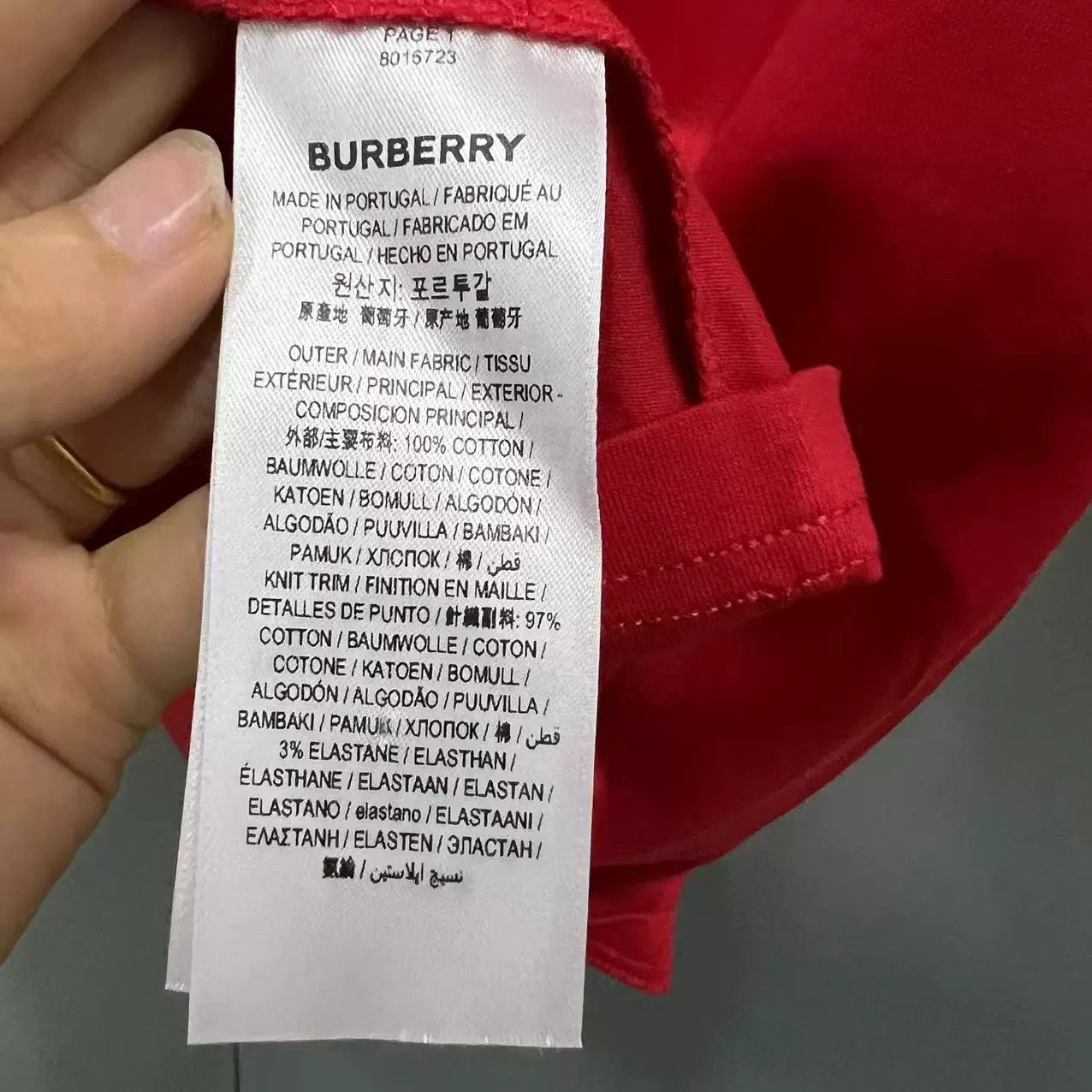 Burberry Burberry Gorilla Print Short Sleeve Size US S / EU 44-46 / 1 - 4 Thumbnail