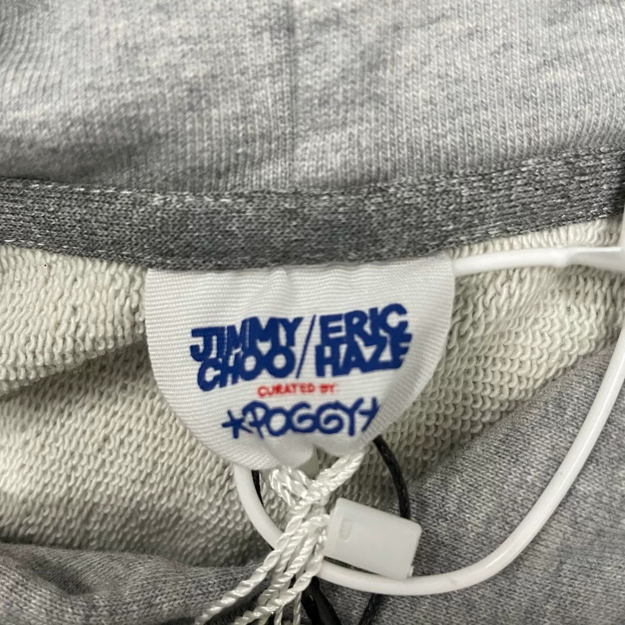 Jimmy Choo JIMMY CHOO Gray Printed Logo Hoodie Size US S / EU 44-46 / 1 - 3 Thumbnail