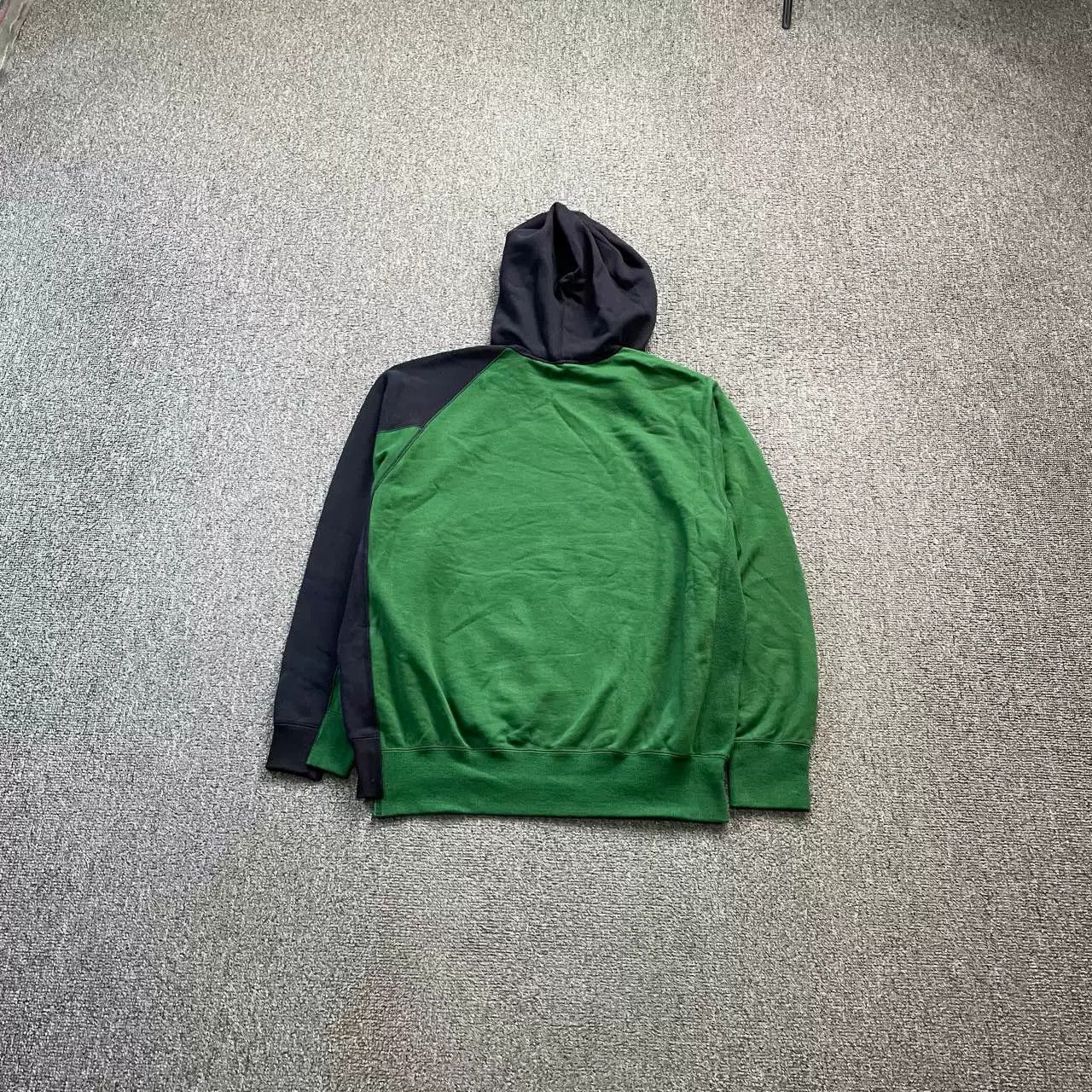 Kolor KOLOR Black Green Deconstructed Hoodie Size US S / EU 44-46 / 1 - 2 Thumbnail