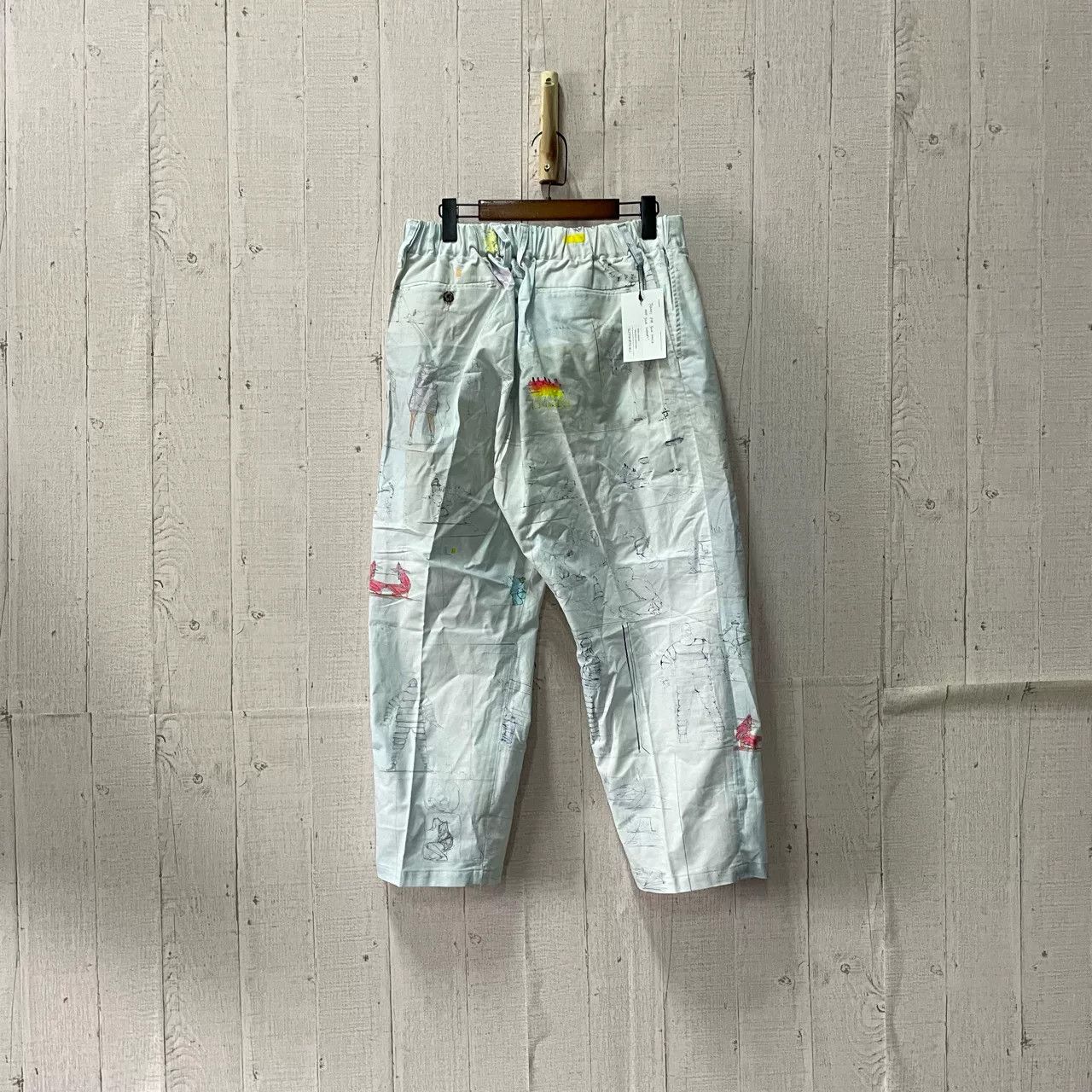 Sillage Sillage Graffiti Print Trousers Size US 30 / EU 46 - 2 Thumbnail