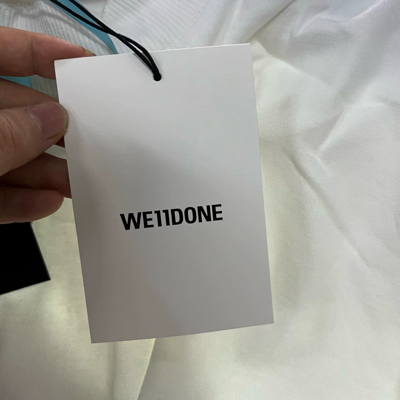 WE11DONE WE11DONE Logo Distressed Long-Sleeve Top Size M / US 6-8 / IT 42-44 - 4 Thumbnail