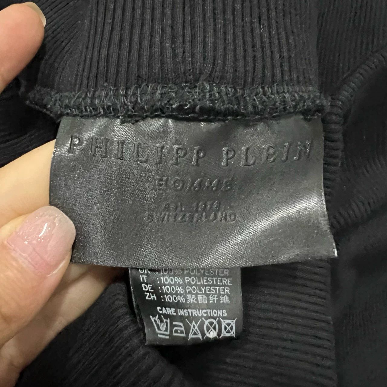 Philipp Plein Philipp Plein PP Black Metal Logo Pants Size US 28 / EU 44 - 3 Thumbnail