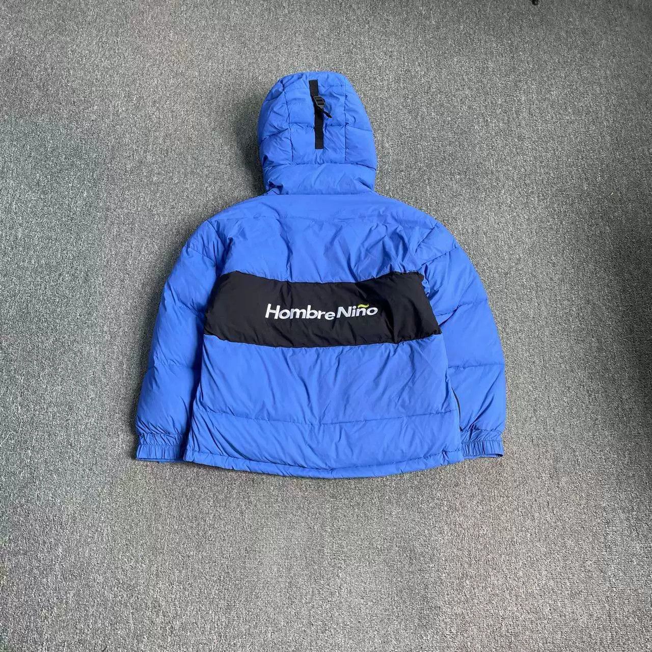 Hombre Nino Hombre Nino Blue Half-Zip Hooded Jacket Size US M / EU 48-50 / 2 - 2 Thumbnail