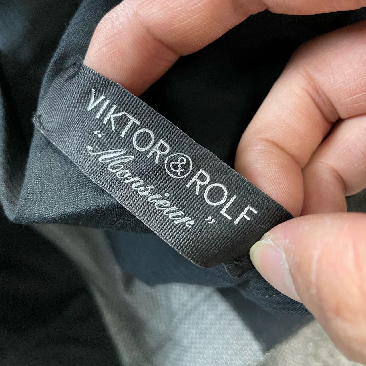 Viktor & Rolf VIKTOR&ROLF Gray Trousers Size US 28 / EU 44 - 3 Thumbnail