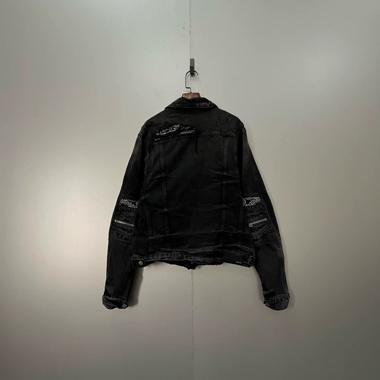Amiri AMIRI Patchwork Zipper Paisley Denim Jacket Size S / US 4 / IT 40 - 7 Thumbnail