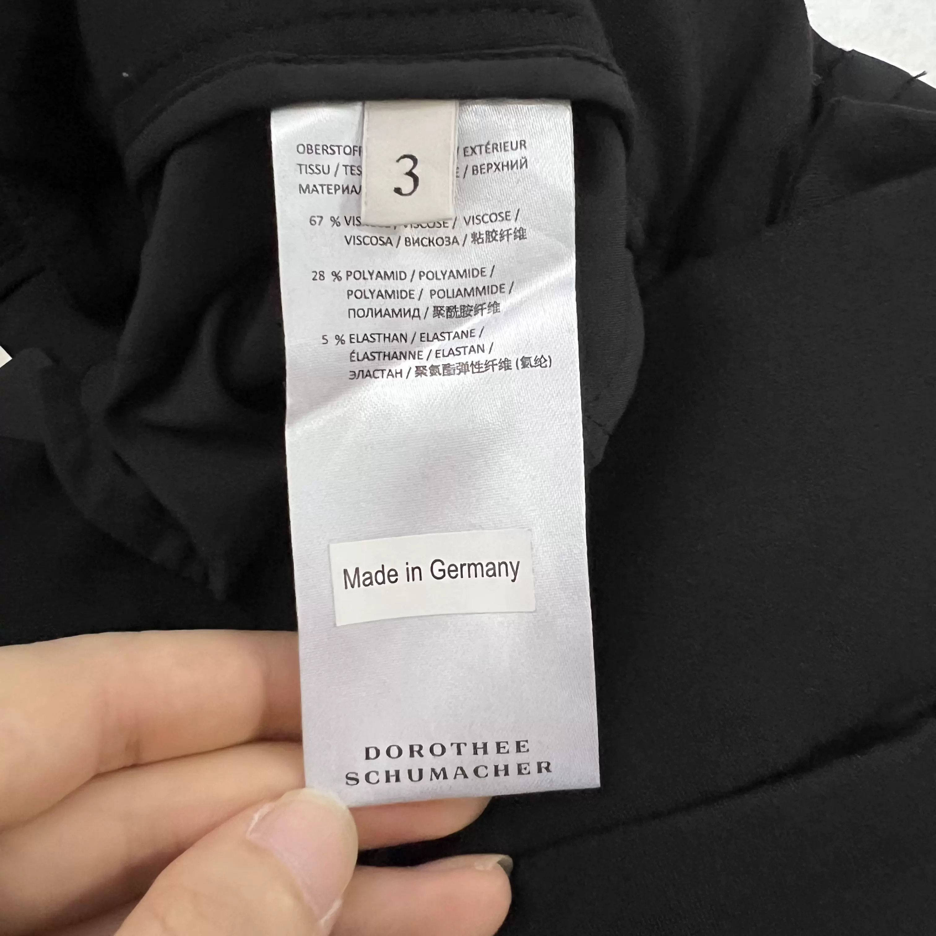 DOROTHEE SCHUMACHER Dorothee Schumacher Black High-Waist Slim Pants Size 24" / US 00 / IT 34 - 4 Thumbnail