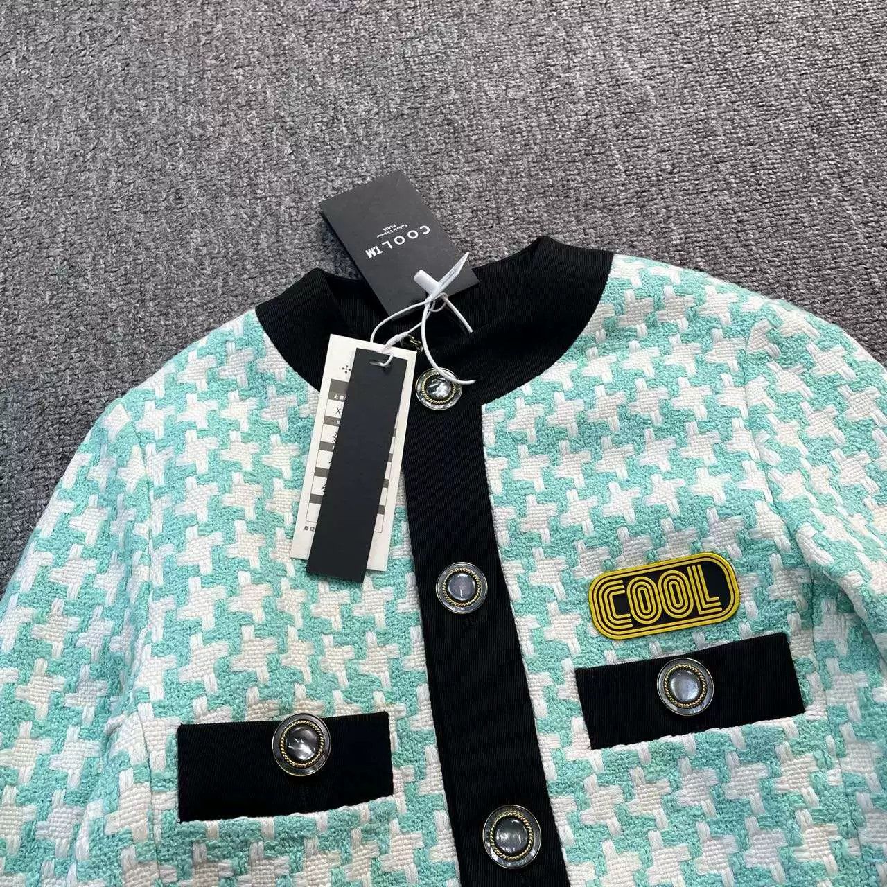 Cool Shirtz COOLTM White Green Jacket Size XXS / US 00 / IT 34 - 2 Thumbnail
