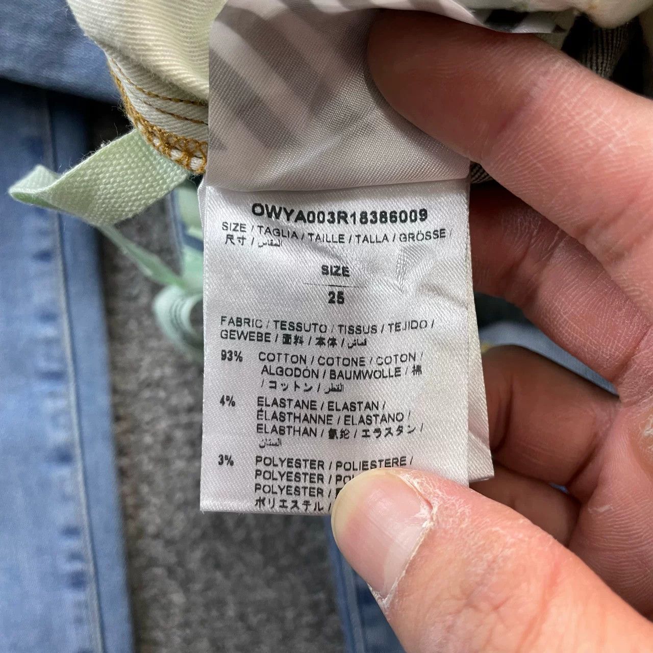 Off-White Off White Floral Jeans Size 25" / US 0 / IT 36 - 4 Thumbnail