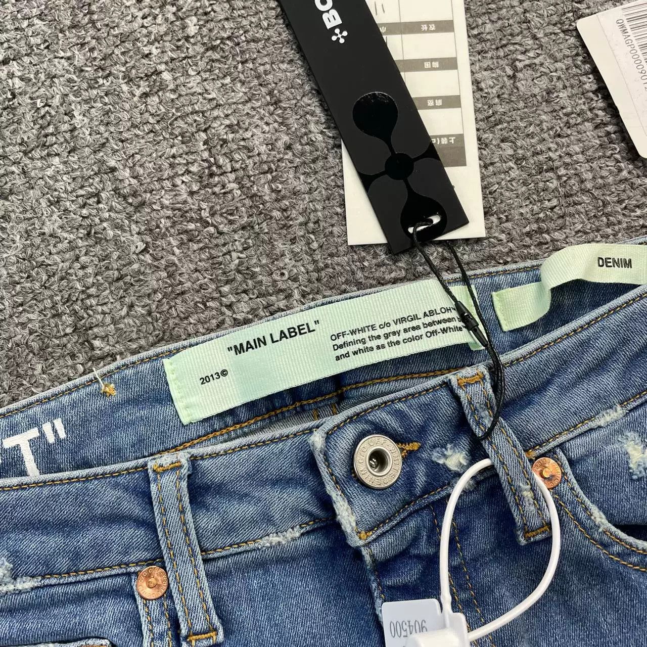 Off-White Off White Floral Jeans Size 25" / US 0 / IT 36 - 3 Thumbnail