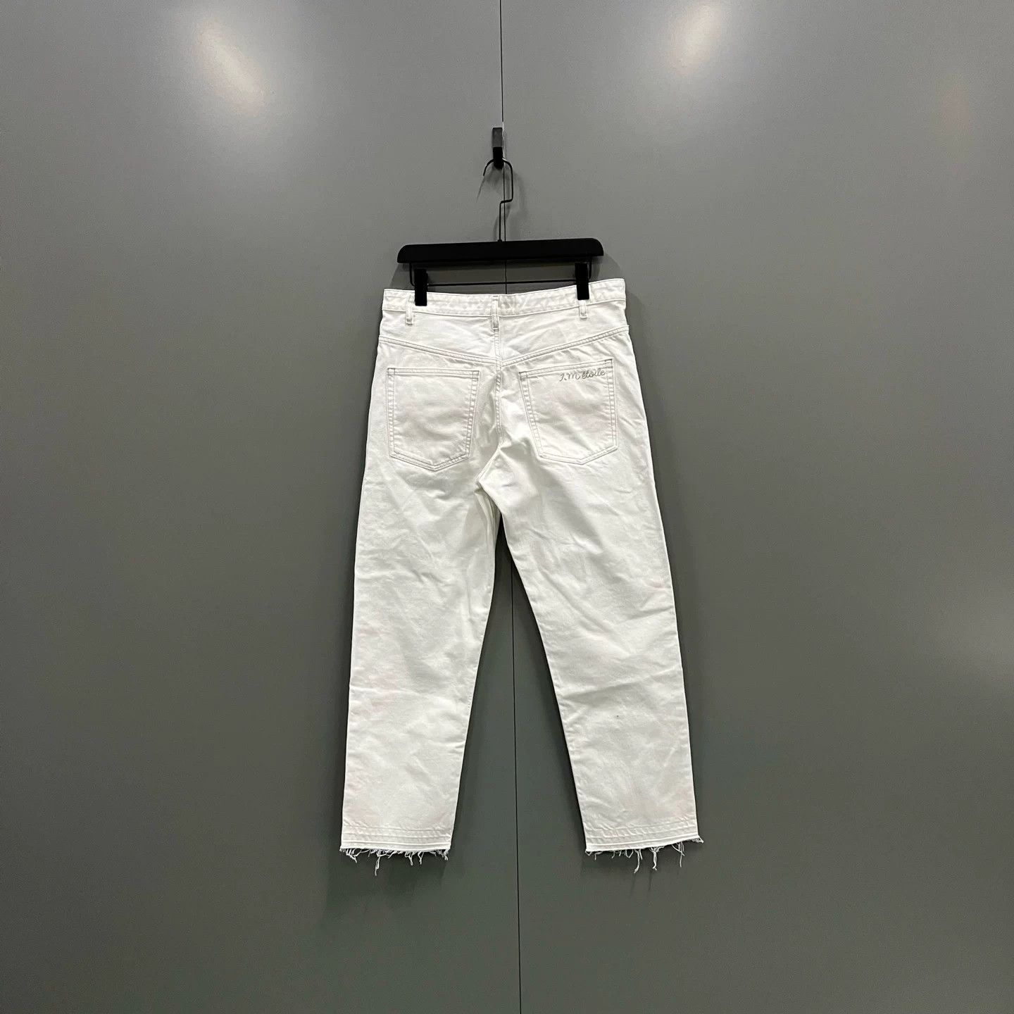 Isabel Marant Etoile ISABEL ETOILE White Distressed Jeans Size 40" / US 18 - 2 Thumbnail
