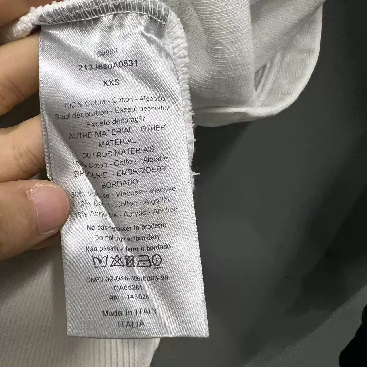 Dior Dior Colorblock Logo Hoodie Size XXS / US 00 / IT 34 - 6 Thumbnail